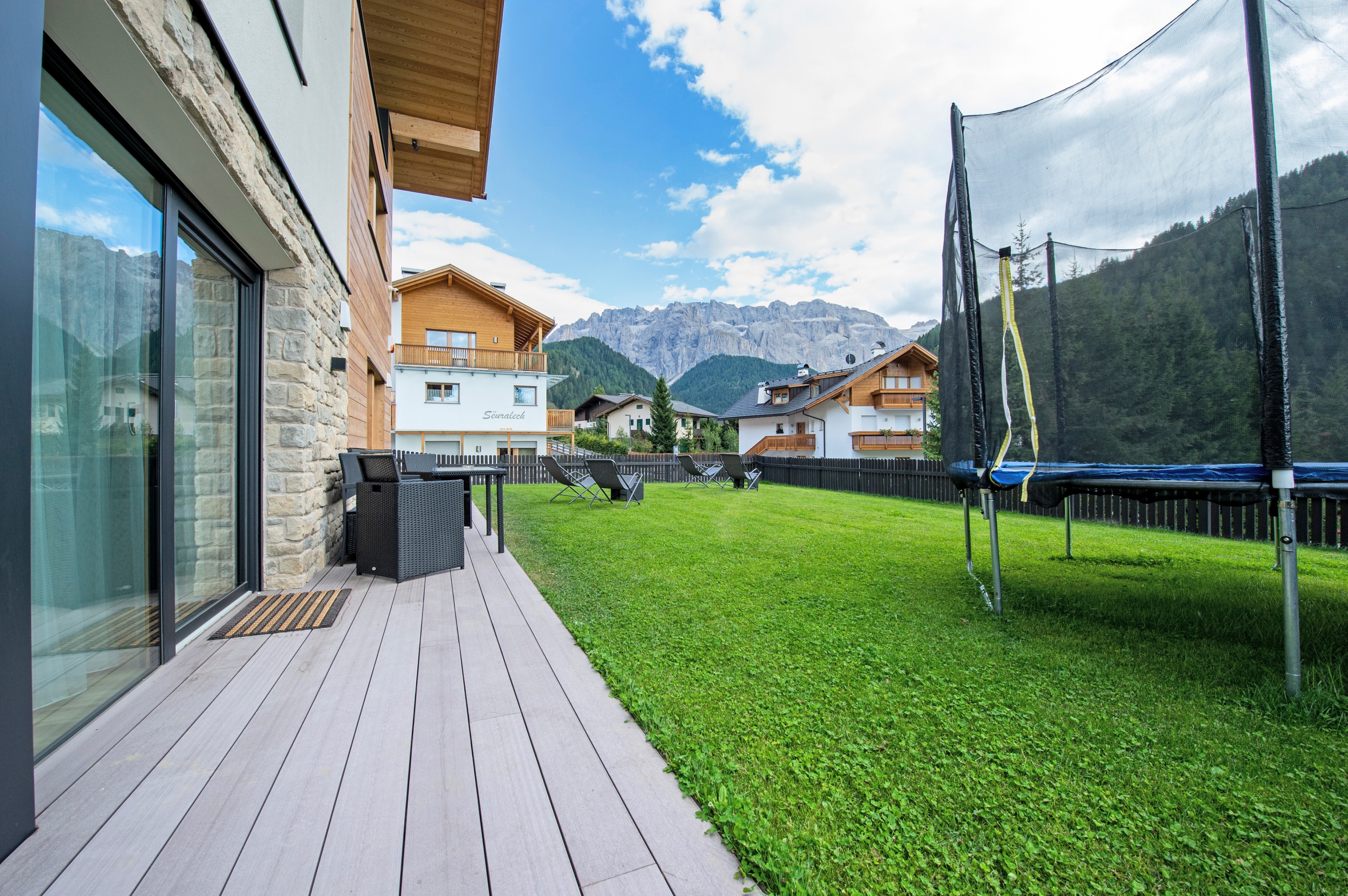 Ferienwohnung mit 2 Schlafzimmern und Garten – Wolkenstein, Gröden · 2 Schlafzimmer
