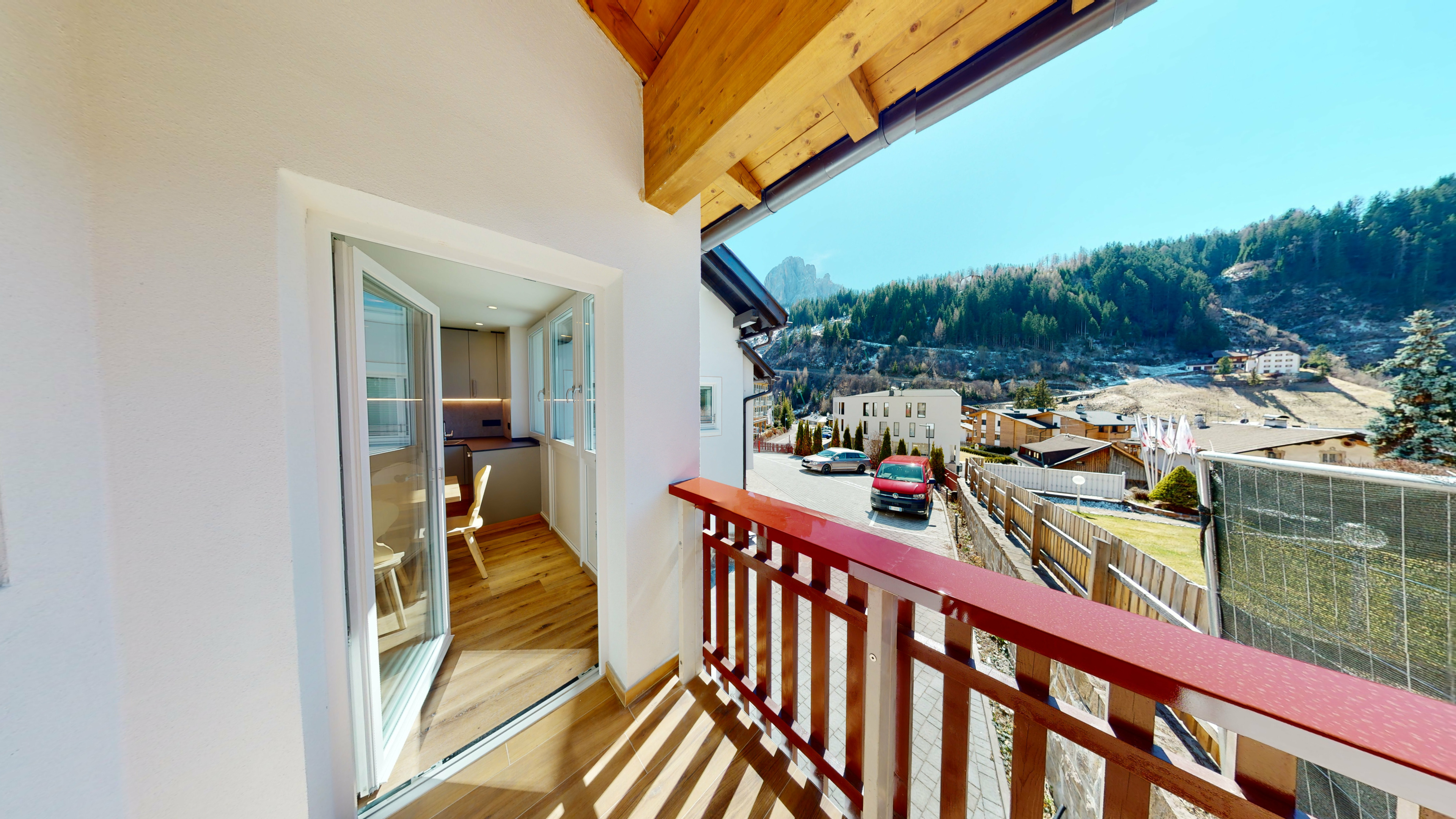 Ferienwohnung mit 2 Schlafzimmern und Südbalkon – Sankt Christina, Gröden · 2 Schlafzimmer