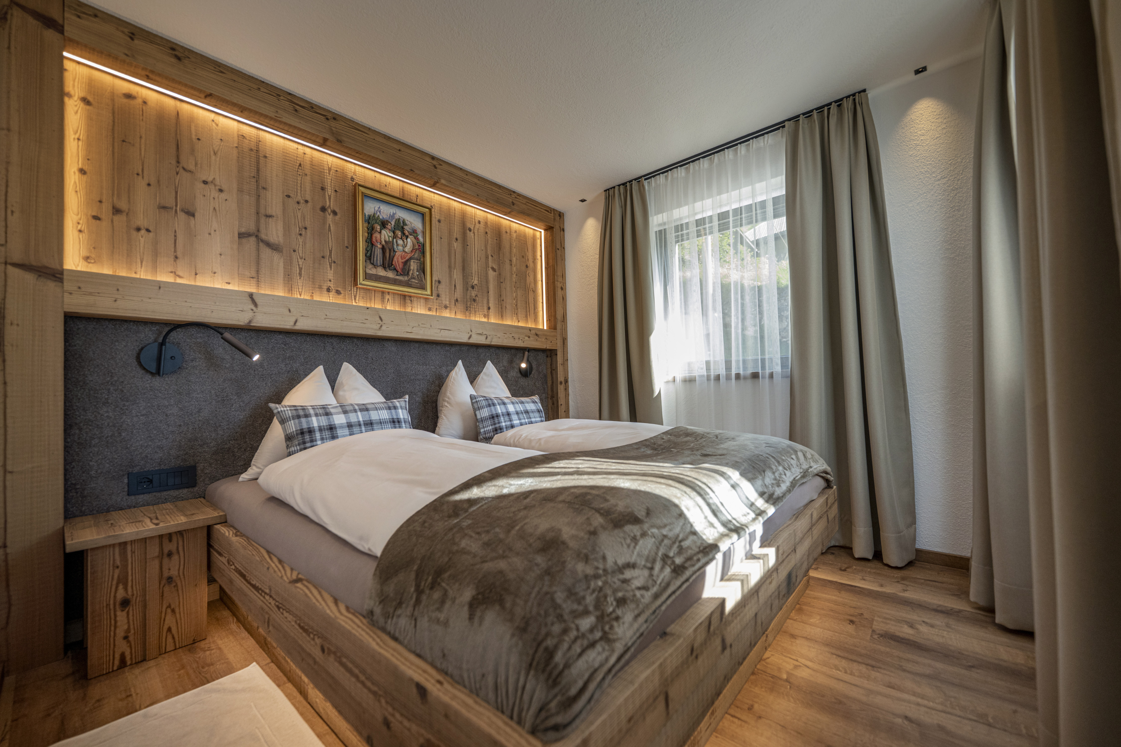 Meisules - Two-Bedroom apartment with Private Sauna and panoramic terrace – Santa Cristina, Val Gardena · 2 Sleeping room