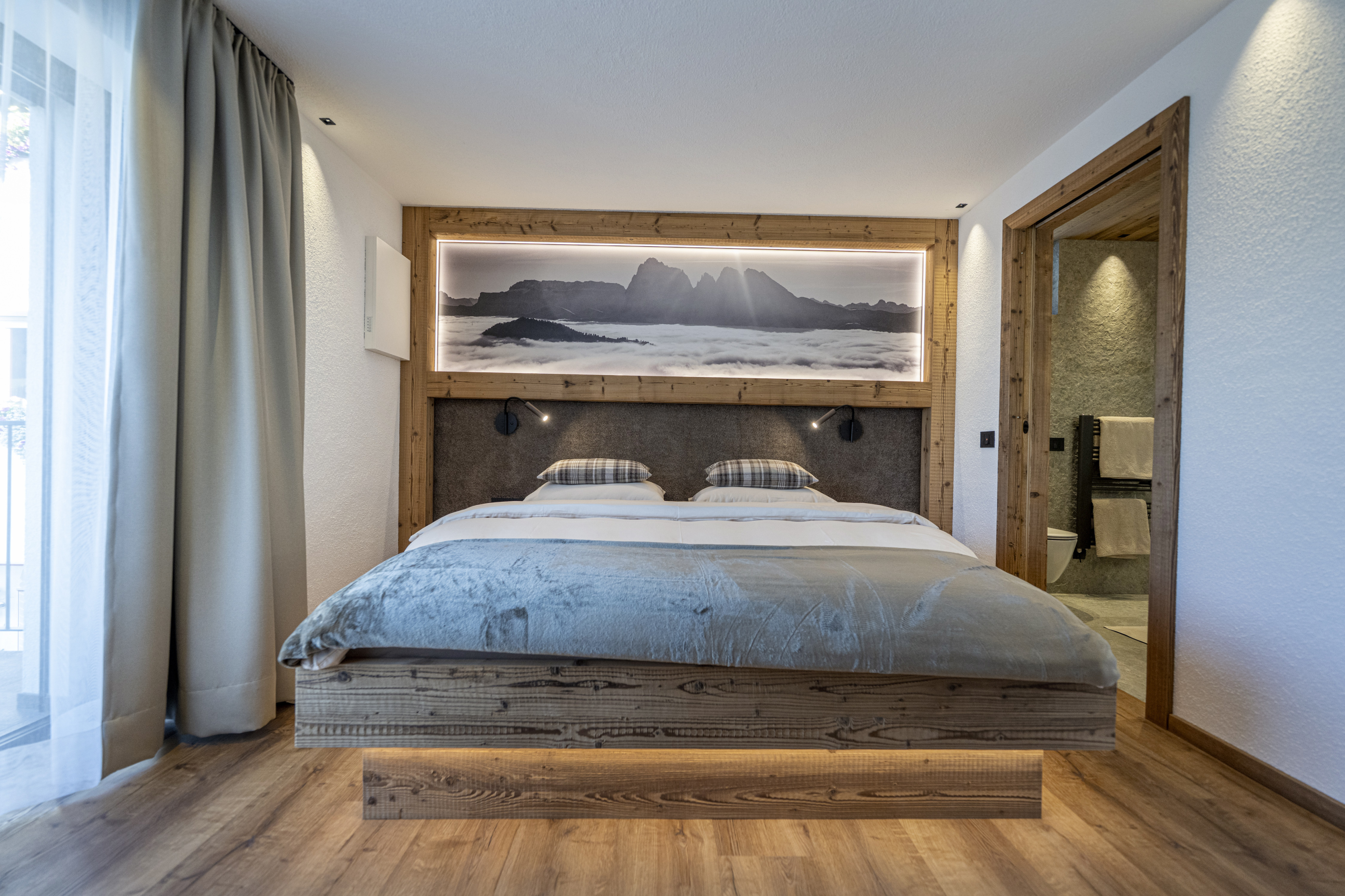 Meisules - Two-Bedroom apartment with Private Sauna and panoramic terrace – Santa Cristina, Val Gardena · 2 Sleeping room