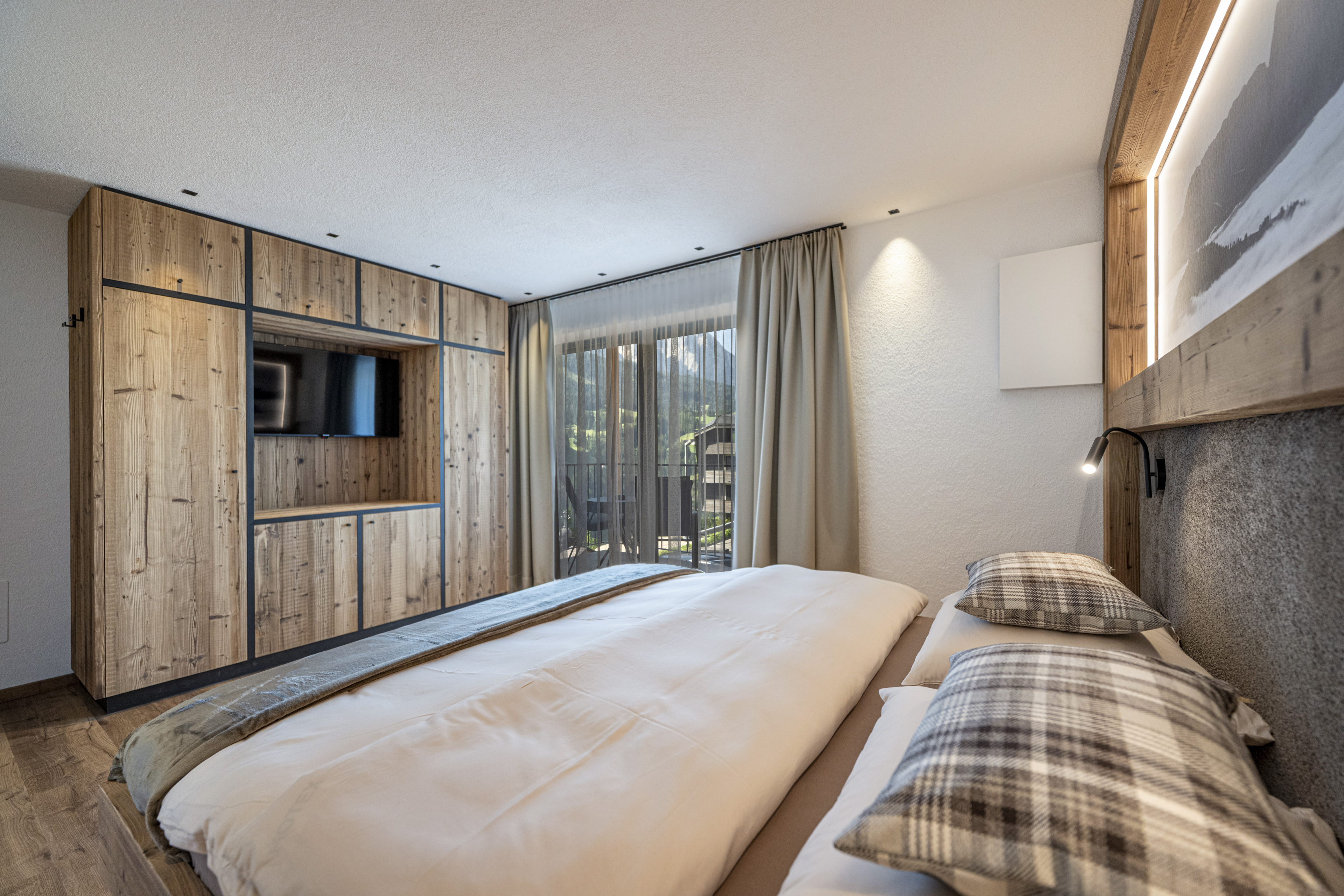 Meisules - Two-Bedroom apartment with Private Sauna and panoramic terrace – Santa Cristina, Val Gardena · 2 Sleeping room