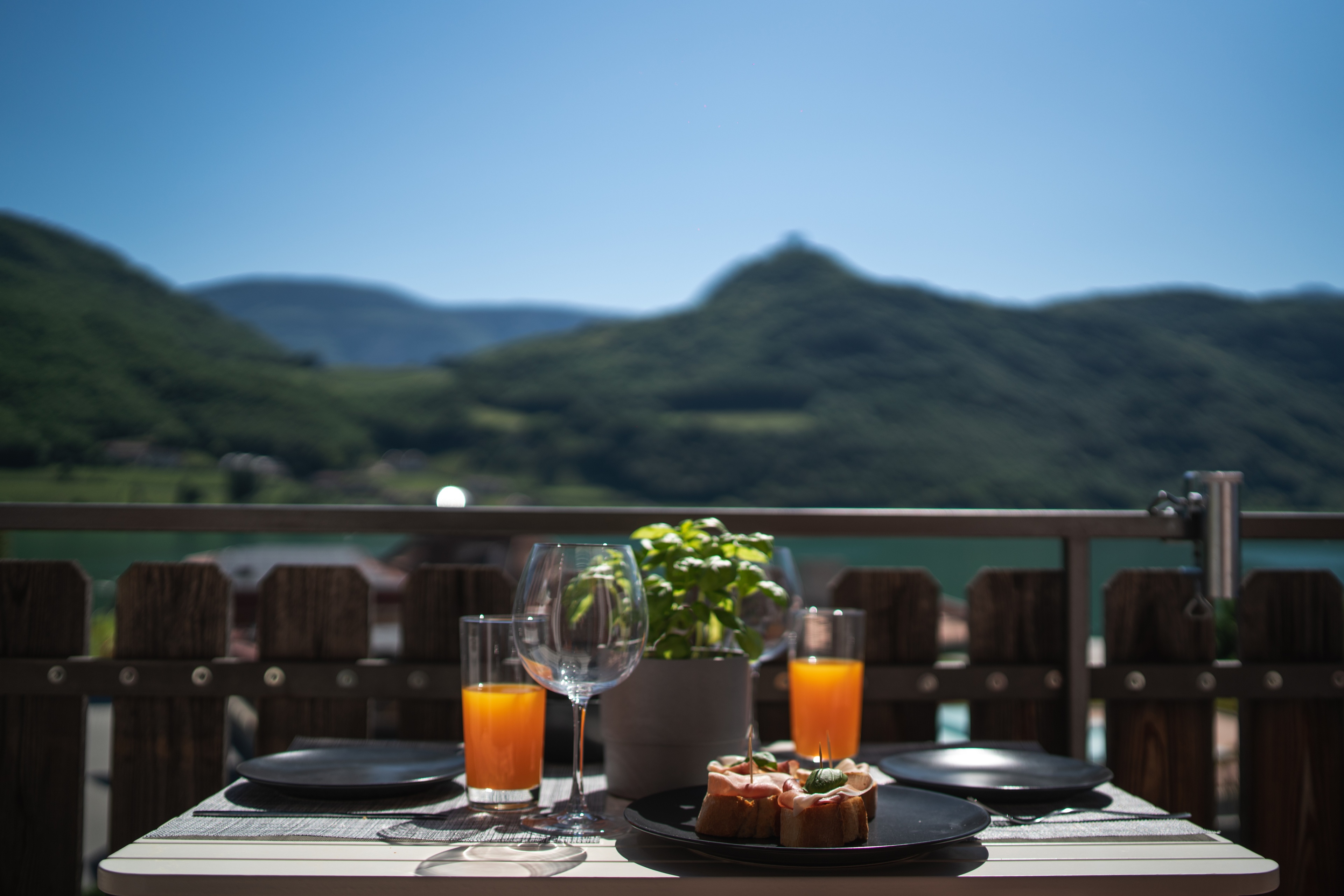 Am See 1 / Ferienwohnung mit 1 Schlafzimmer und Balkon mit Seeblick – Kaltern am See, Südtiroler Weinstrasse · 1 Schlafzimmer