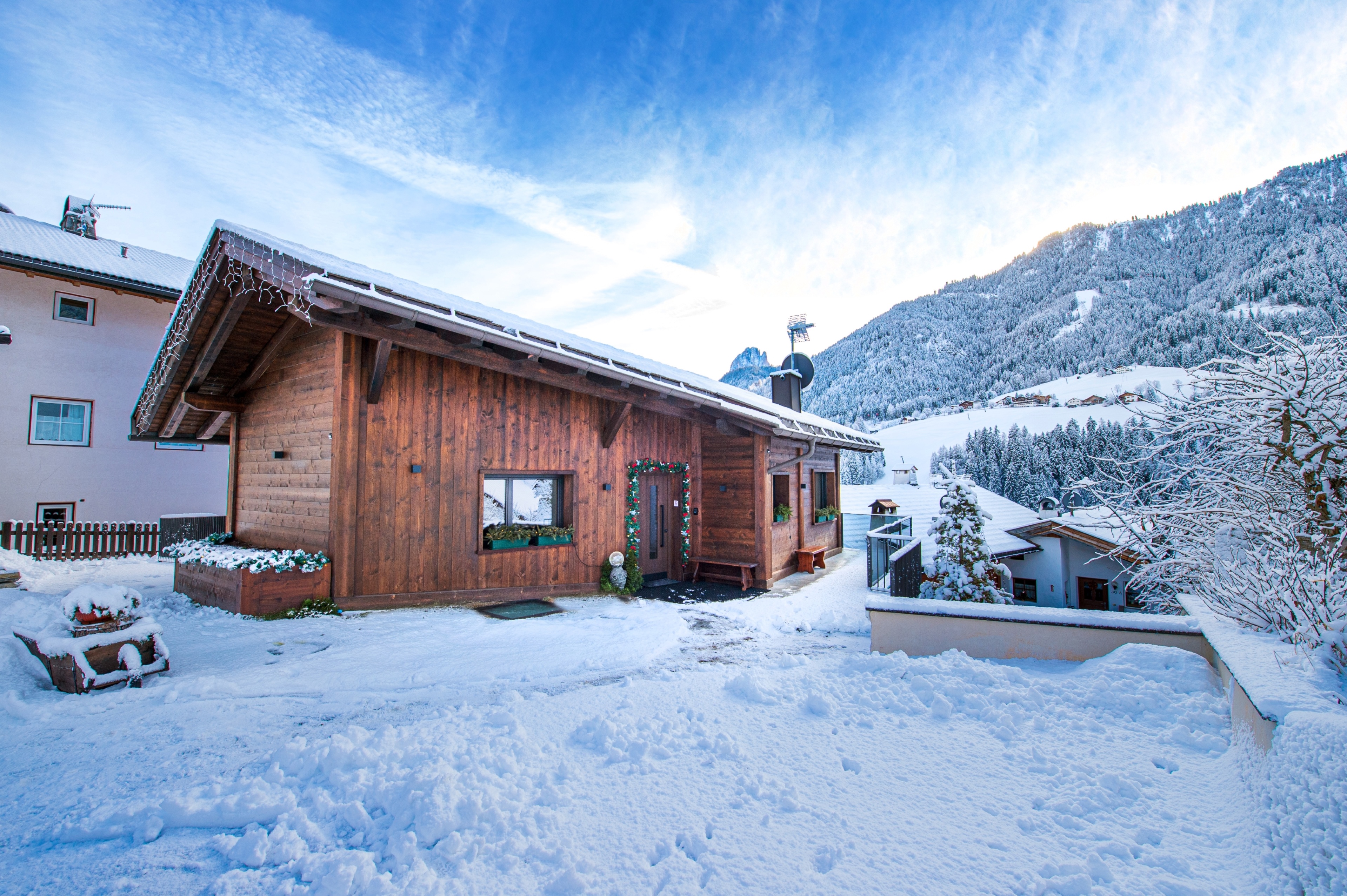 Ferienwohnung mit 2 Schlafzimmer und Terrasse – St. Ulrich, Gröden · 2 Schlafzimmer