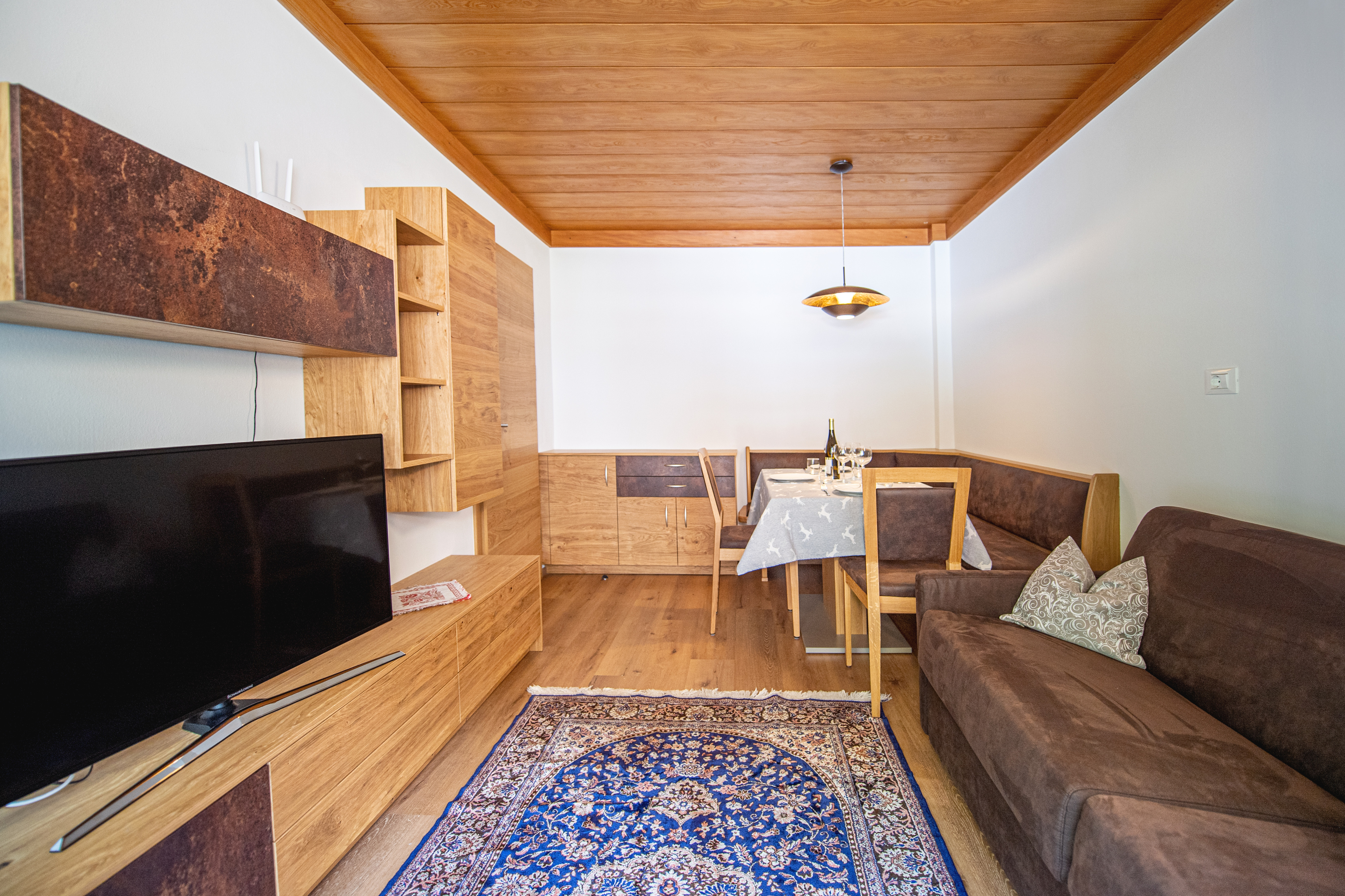Ferienwohnung mit 2 Schlafzimmern und Balkon – Wolkenstein, Gröden · 2 Schlafzimmer