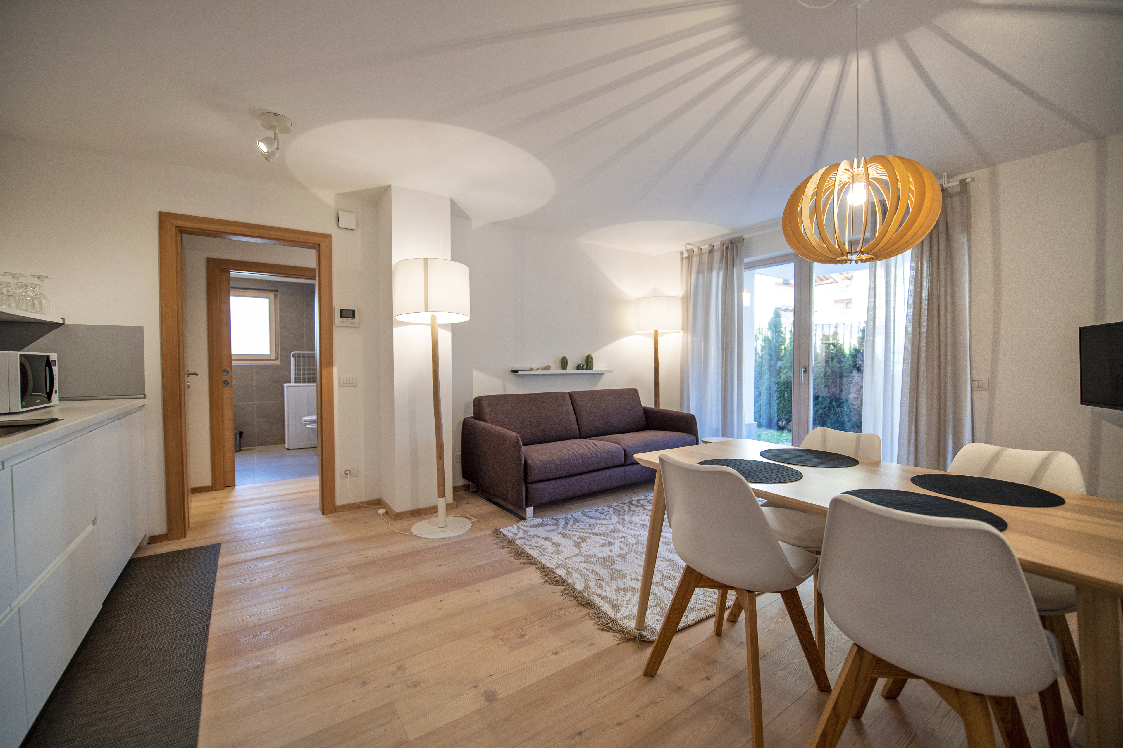 Moderne 1-Schlafzimmer-Wohnung mit Privatgarten – Wolkenstein, Gröden · 1 Schlafzimmer