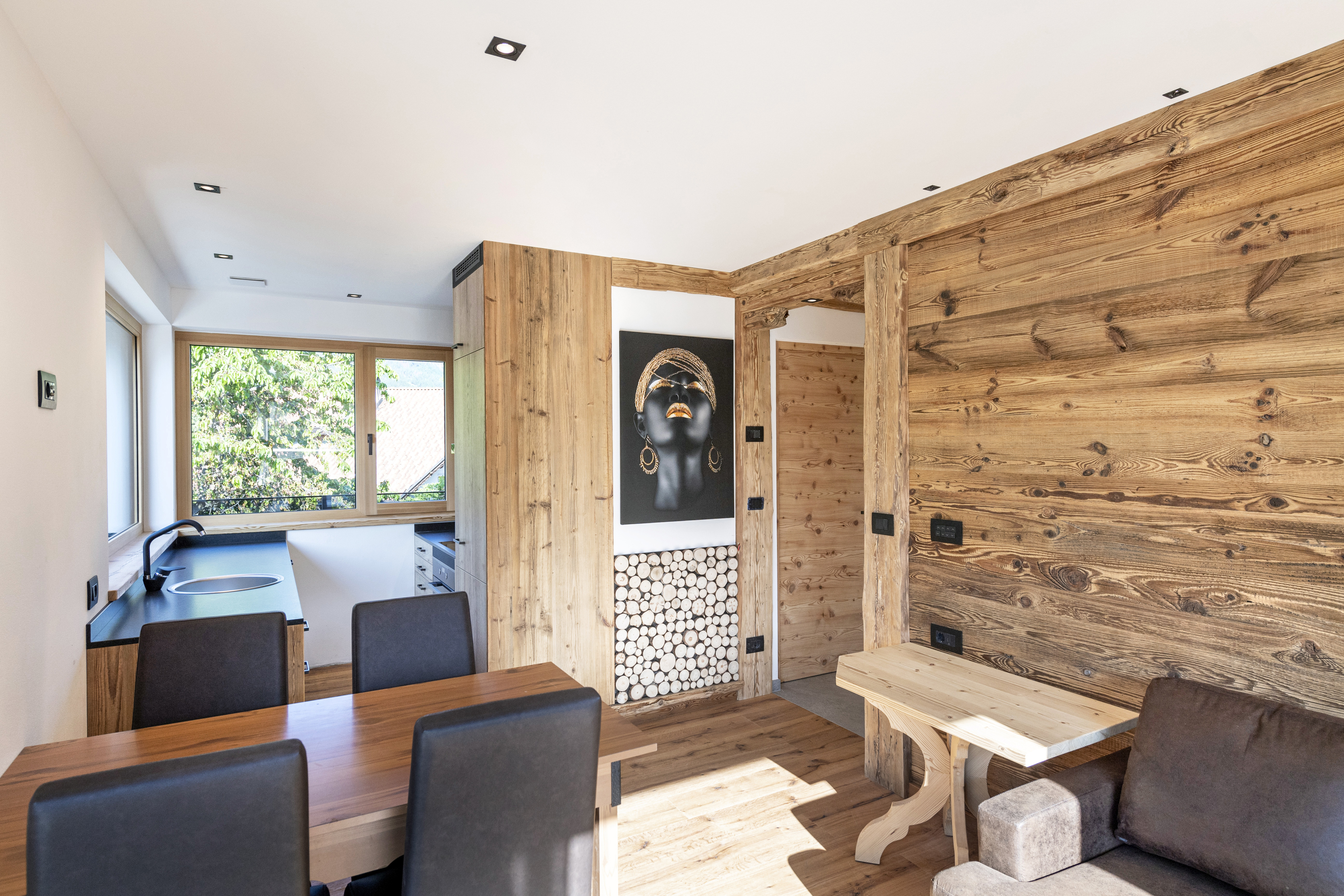 Ferienwohnung mit 2 Schlafzimmer und Terrasse – St. Ulrich, Gröden · 2 Schlafzimmer