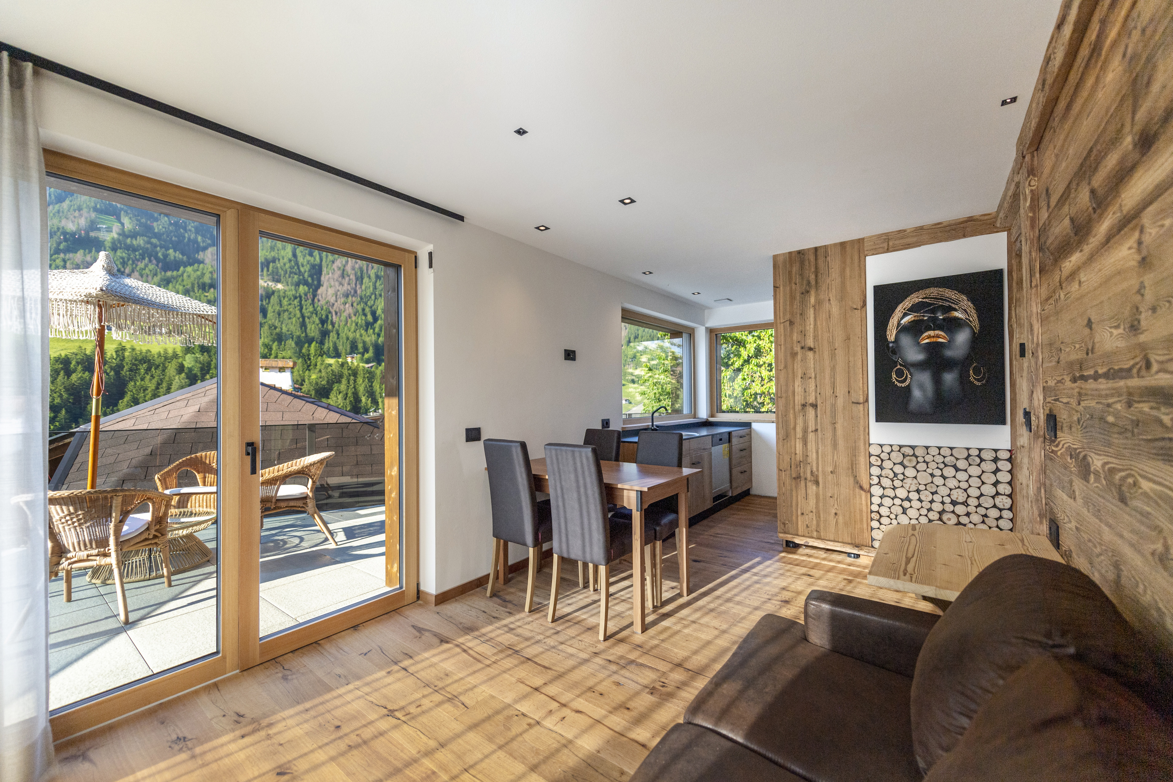 Ferienwohnung mit 2 Schlafzimmer und Terrasse – St. Ulrich, Gröden · 2 Schlafzimmer