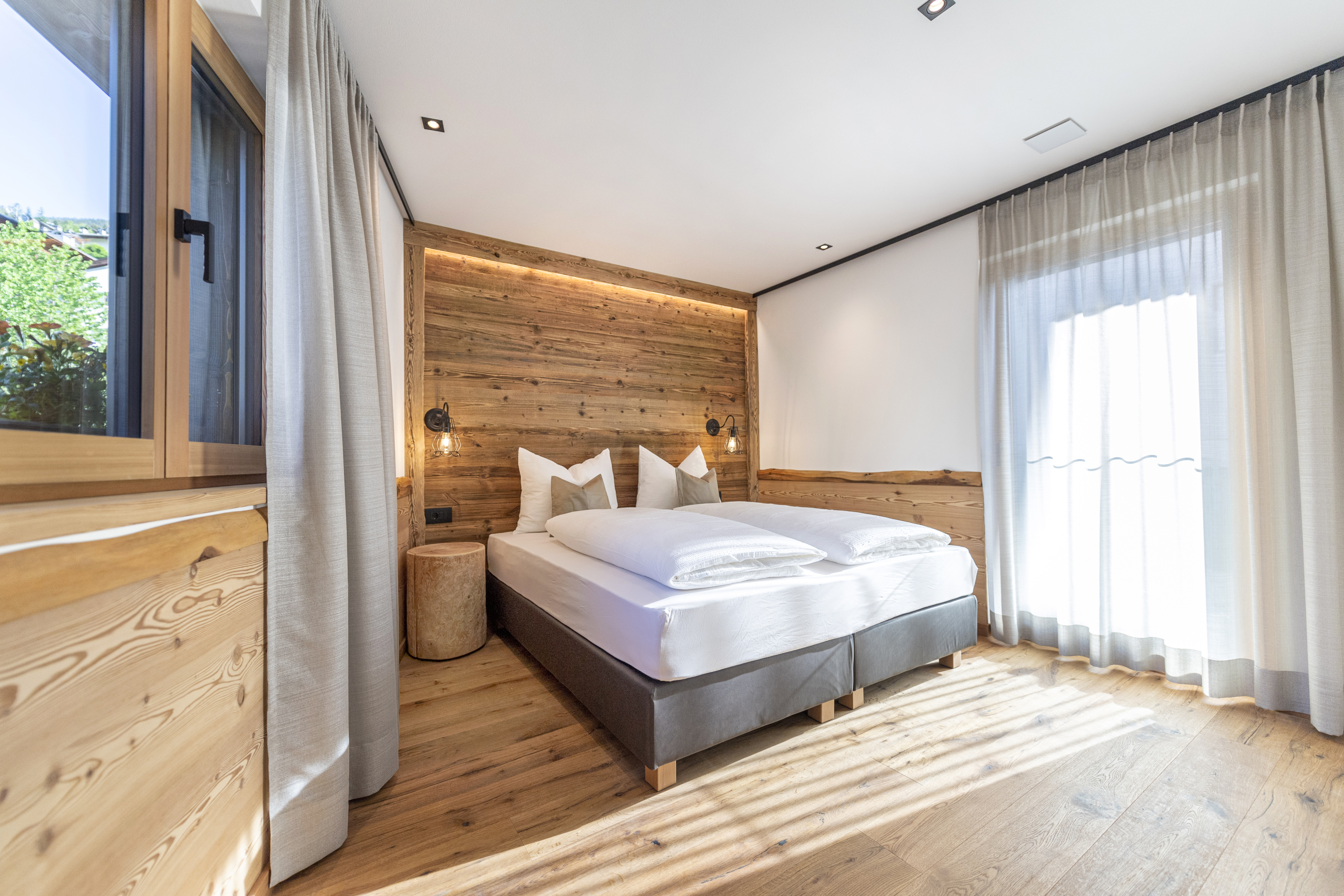 Ferienwohnung mit 2 Schlafzimmer und Terrasse – St. Ulrich, Gröden · 2 Schlafzimmer