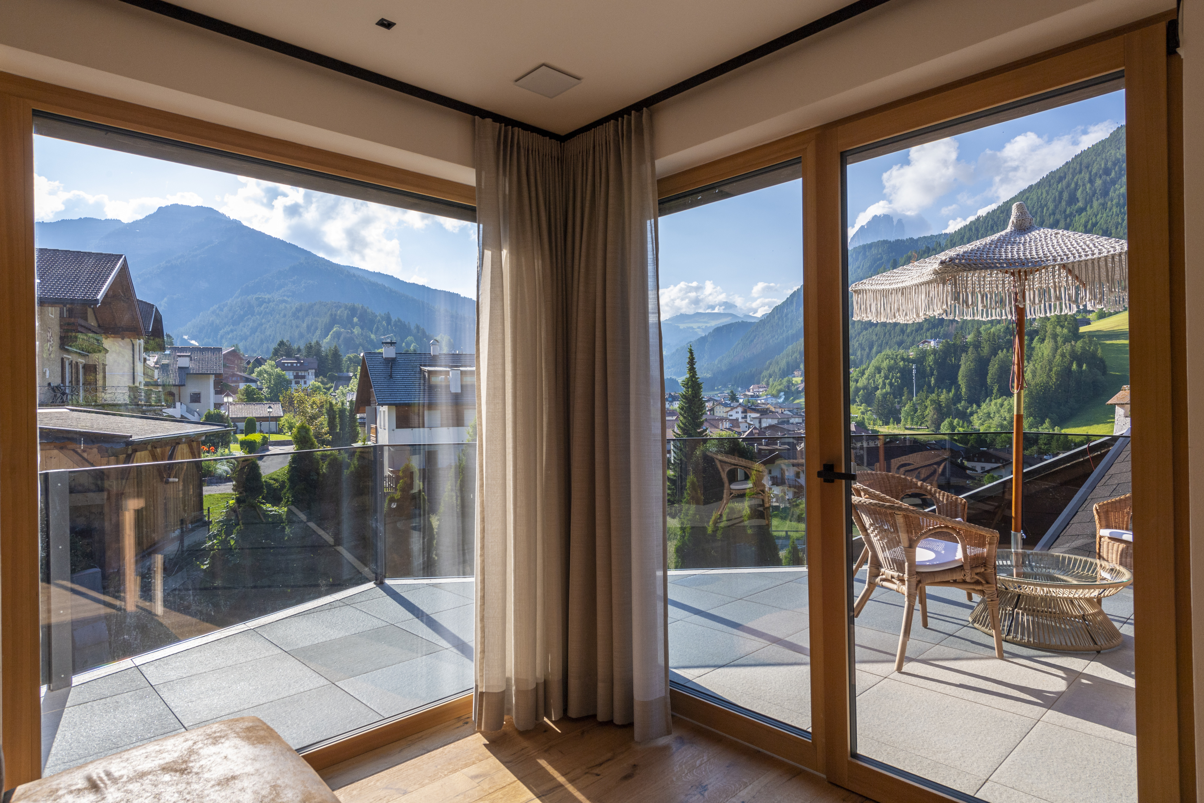 Ferienwohnung mit 2 Schlafzimmer und Terrasse – St. Ulrich, Gröden · 2 Schlafzimmer