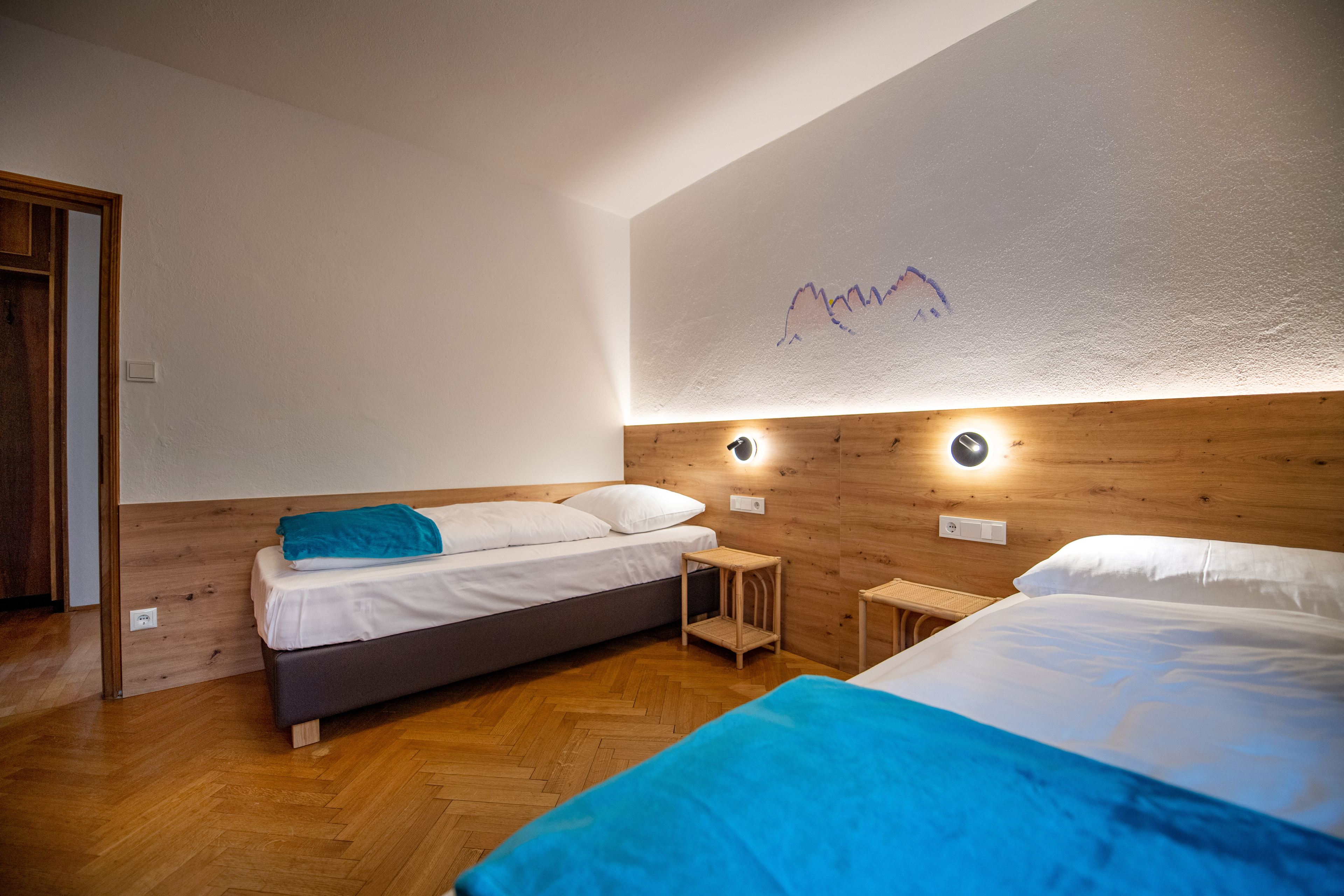 Geräumige Ferienwohnung mit 3 Schlafzimmern, Balkon und Terrasse – St. Ulrich, Gröden · 3 Schlafzimmer