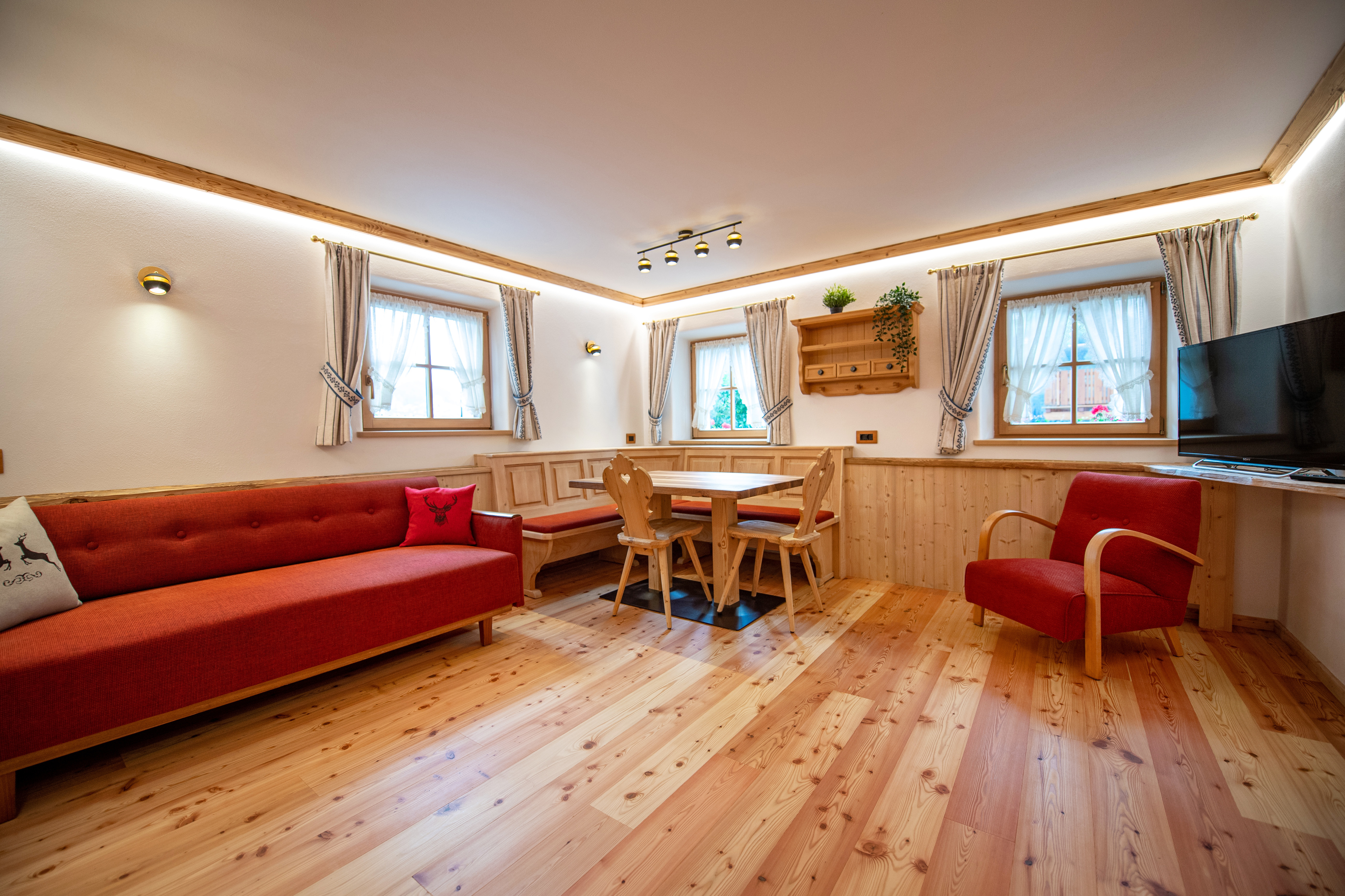 Ferienwohnung mit 2 Schlafzimmern und Terrasse – St. Ulrich, Gröden · 2 Schlafzimmer