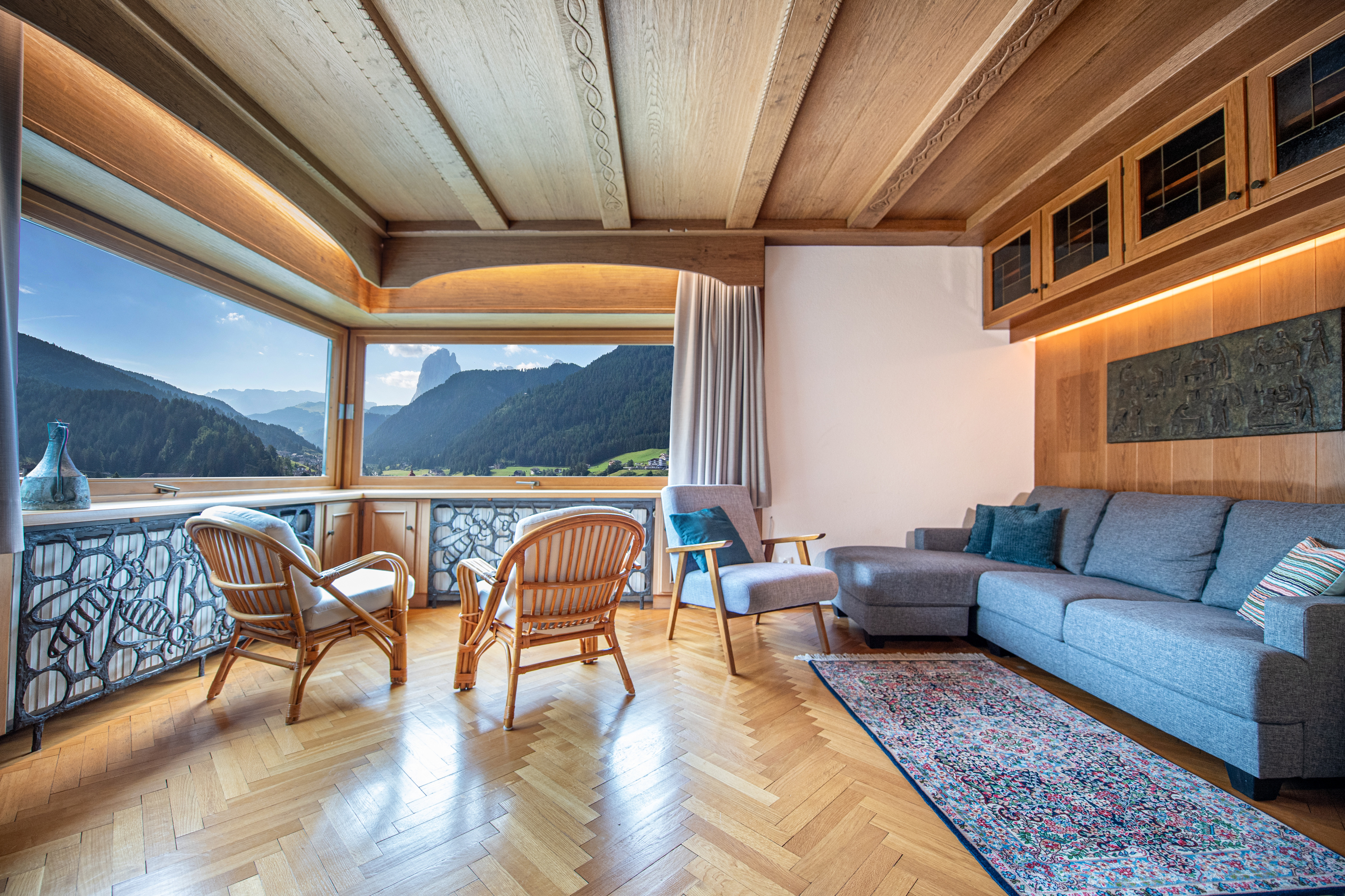 Geräumige Ferienwohnung mit 3 Schlafzimmern, Balkon und Terrasse – St. Ulrich, Gröden · 3 Schlafzimmer