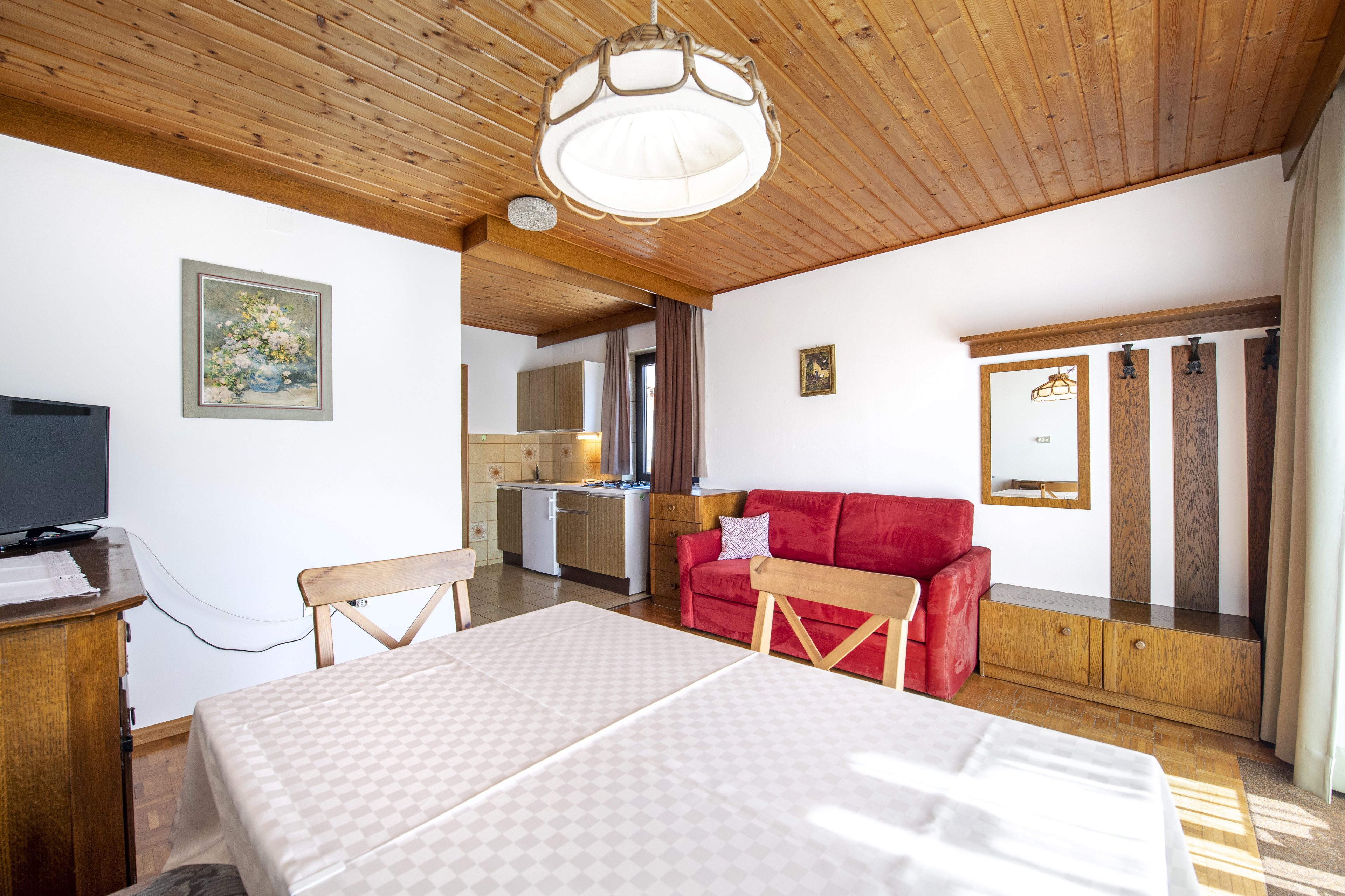 Ferienwohnung mit 1 Schlafzimmer und Terrasse – Wolkenstein, Gröden · 1 Schlafzimmer