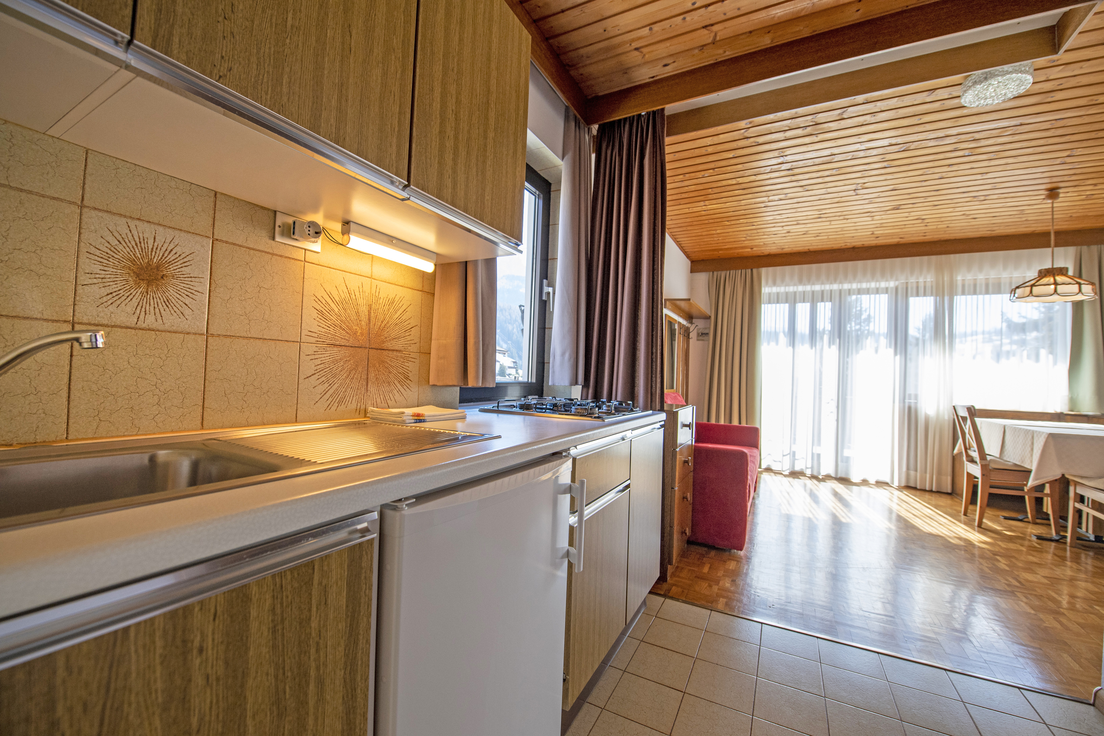 Ferienwohnung mit 1 Schlafzimmer und Terrasse – Wolkenstein, Gröden · 1 Schlafzimmer