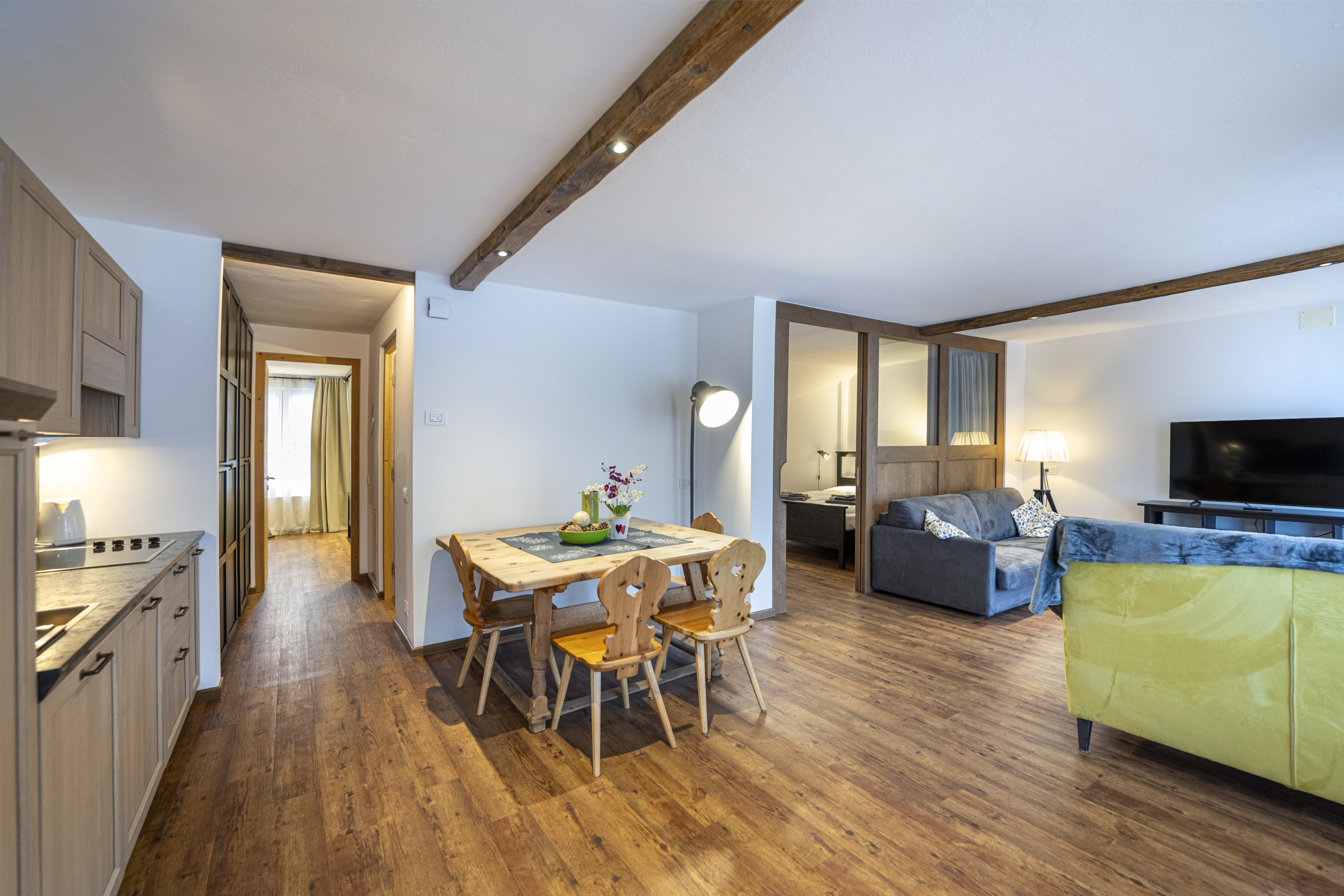 Ferienwohnung mit 2 Schlafzimmern un Gartenzugang – St. Ulrich, Gröden