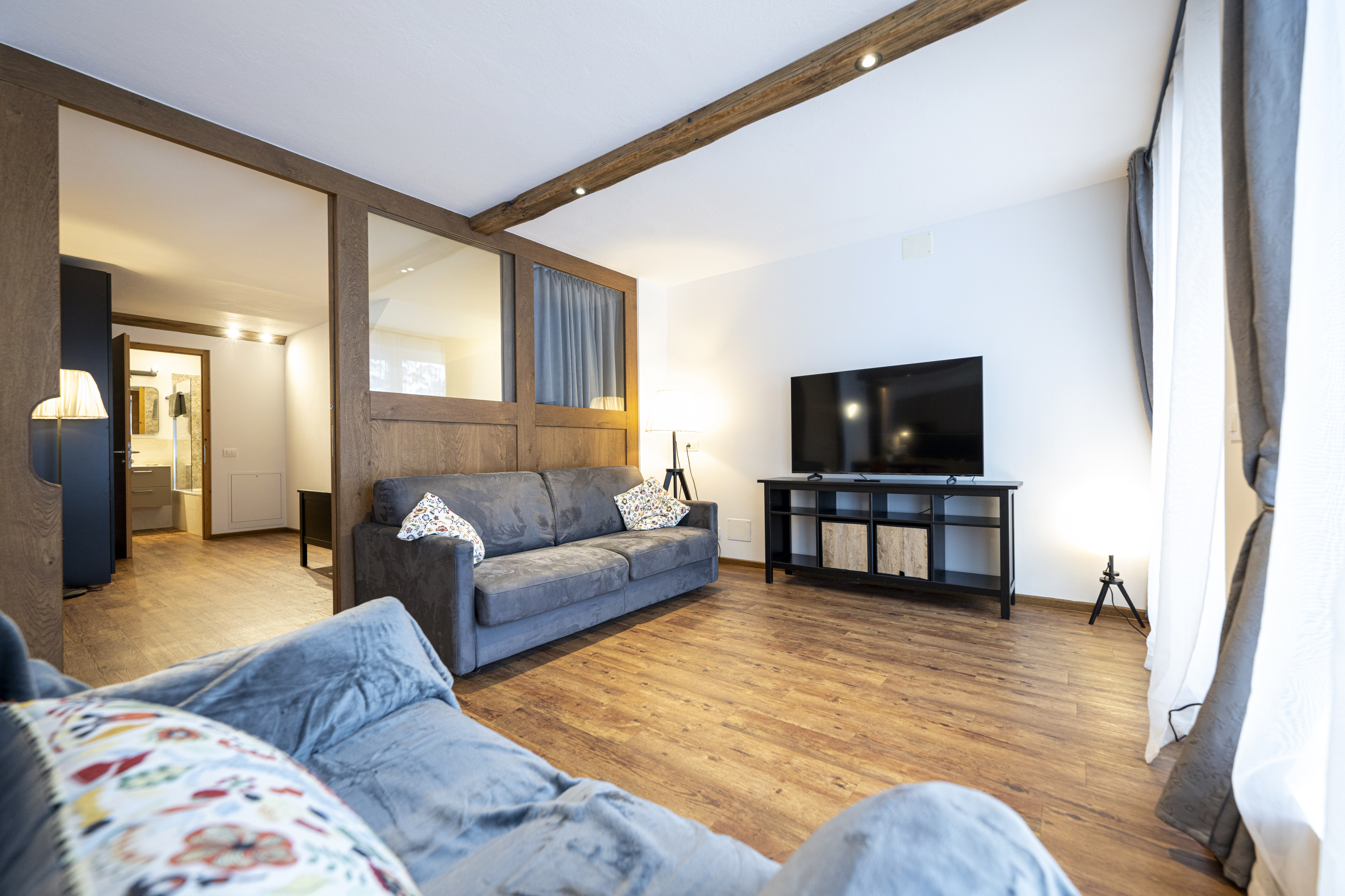 Ferienwohnung mit 2 Schlafzimmern un Gartenzugang – St. Ulrich, Gröden · 2 Schlafzimmer