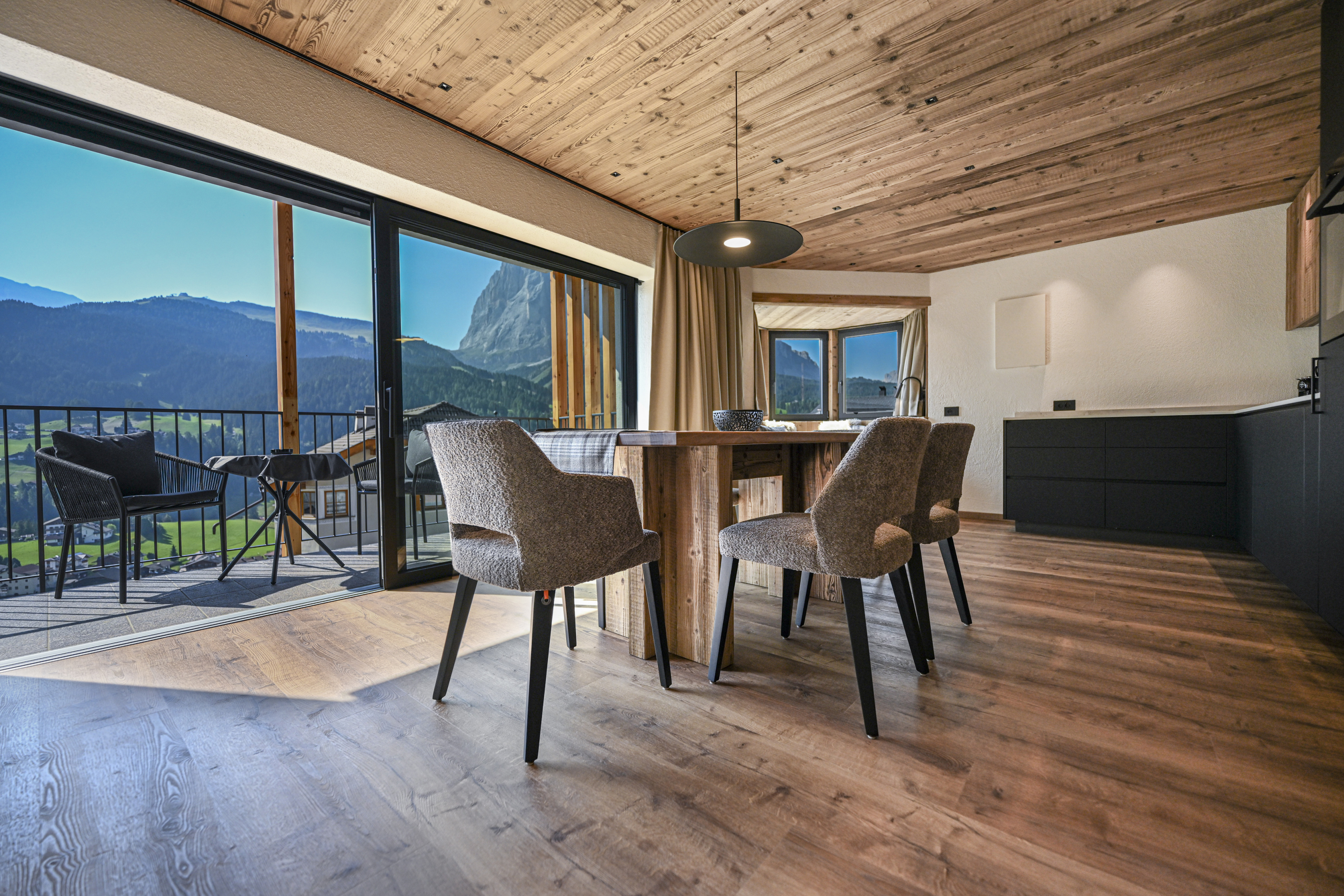 Meisules - Two-Bedroom apartment with Private Sauna and panoramic terrace – Santa Cristina, Val Gardena · 2 Sleeping room