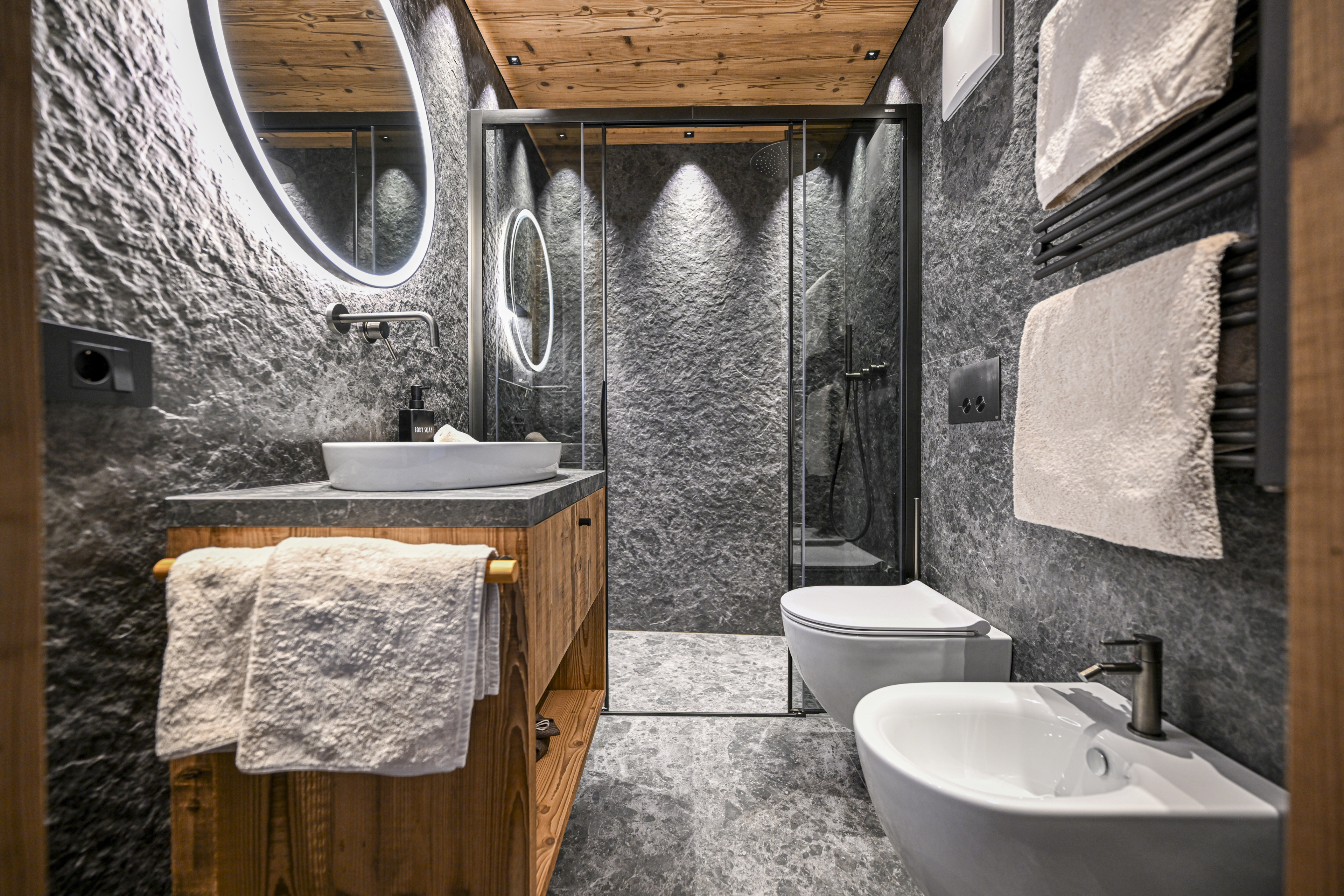 Puez - Two-Bedroom apartment with private sauna and panoramic balcony – Santa Cristina, Val Gardena · 2 Sleeping room