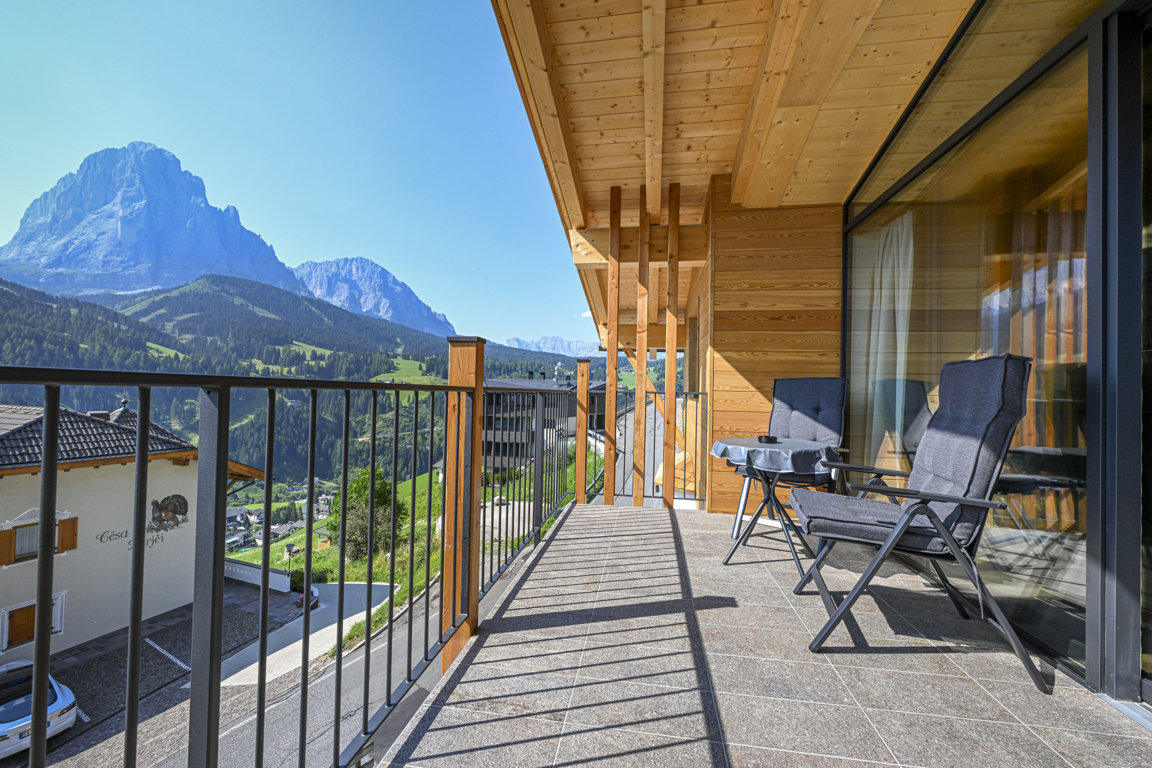 Puez - Two-Bedroom apartment with private sauna and panoramic balcony – Santa Cristina, Val Gardena · 2 Sleeping room