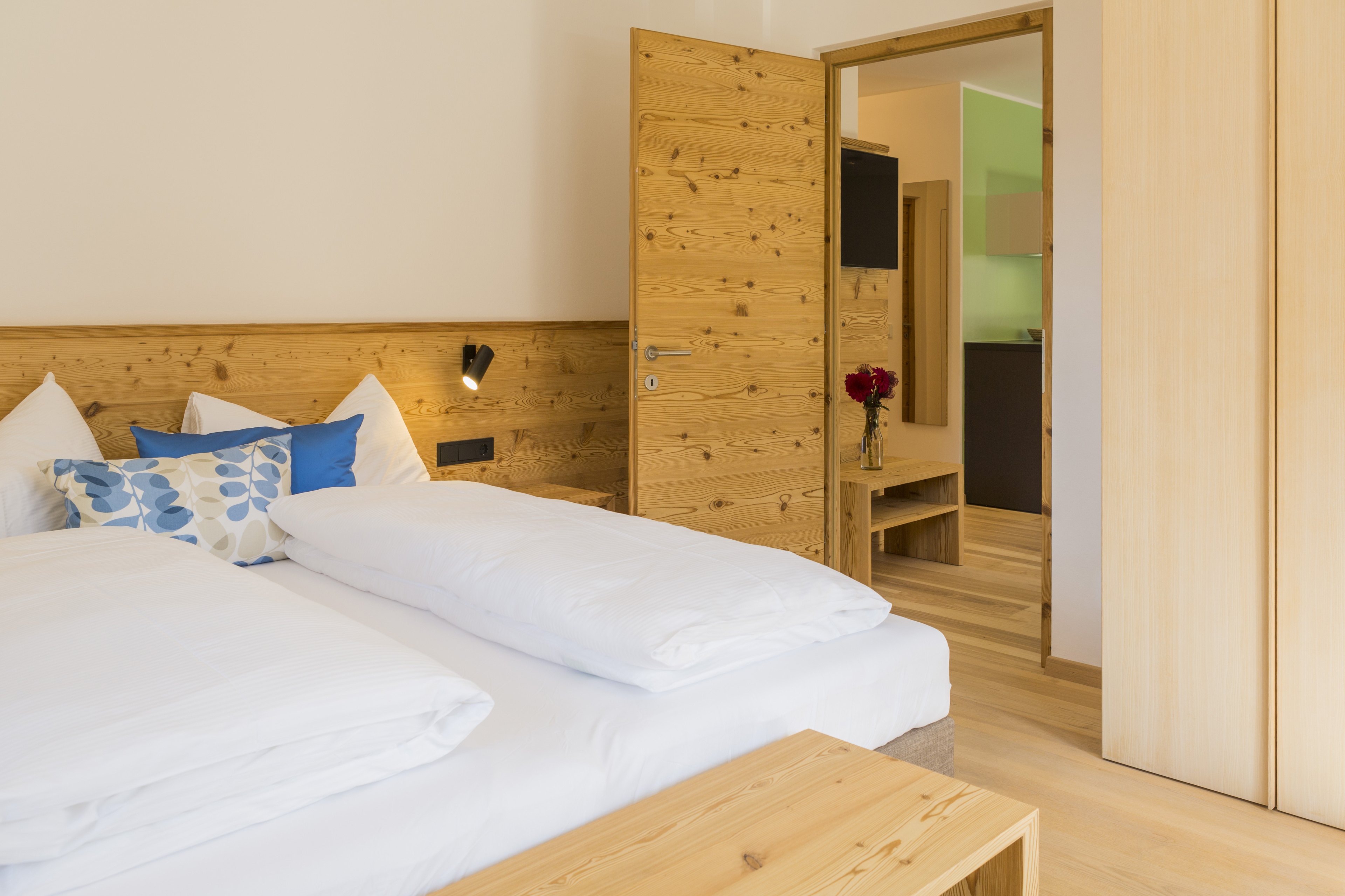 Ferienwohnung mit 2 Schlafzimmer und Balkon – Wolkenstein, Gröden · 2 Schlafzimmer