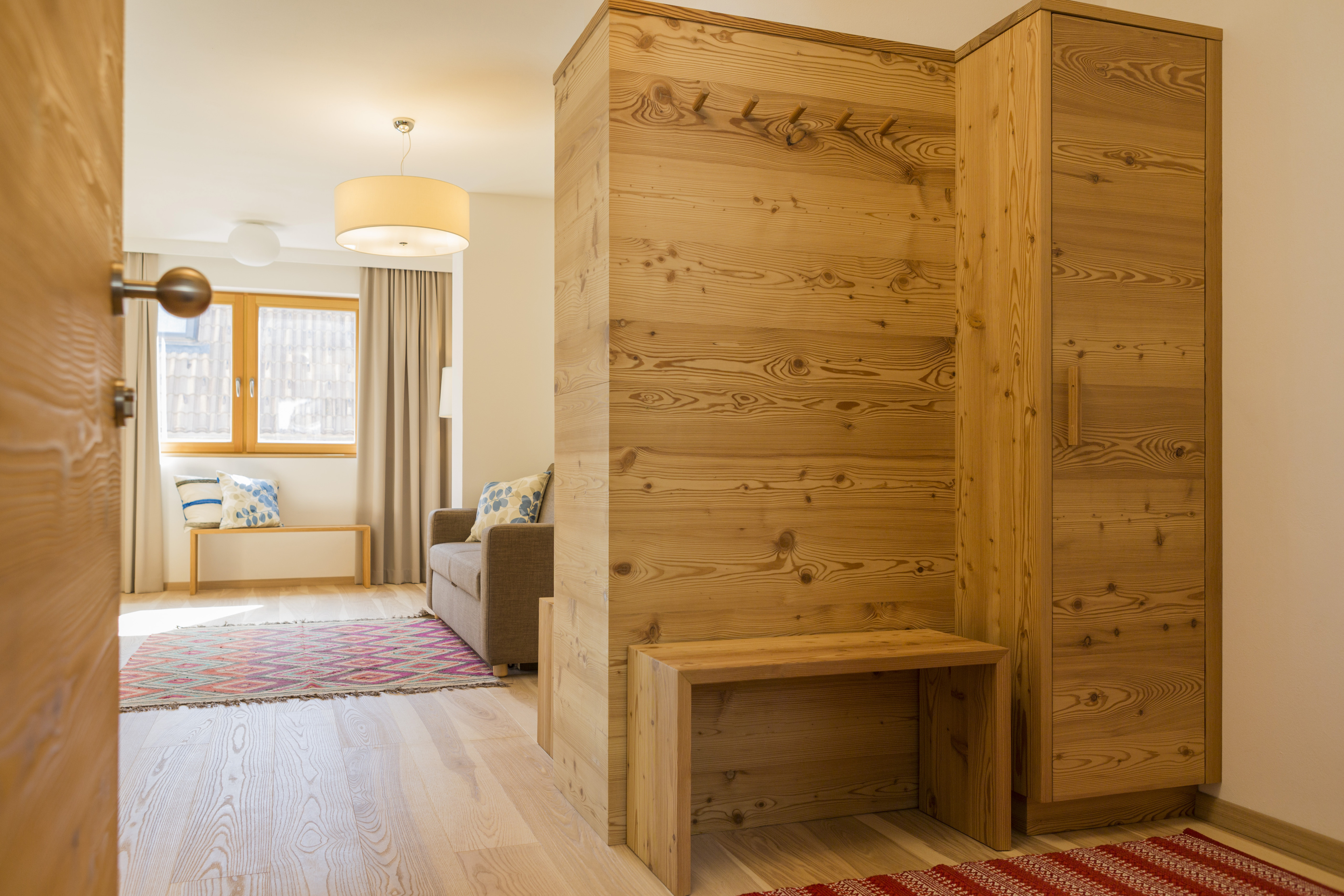 Ferienwohnung mit 2 Schlafzimmer und Balkon – Wolkenstein, Gröden · 2 Schlafzimmer