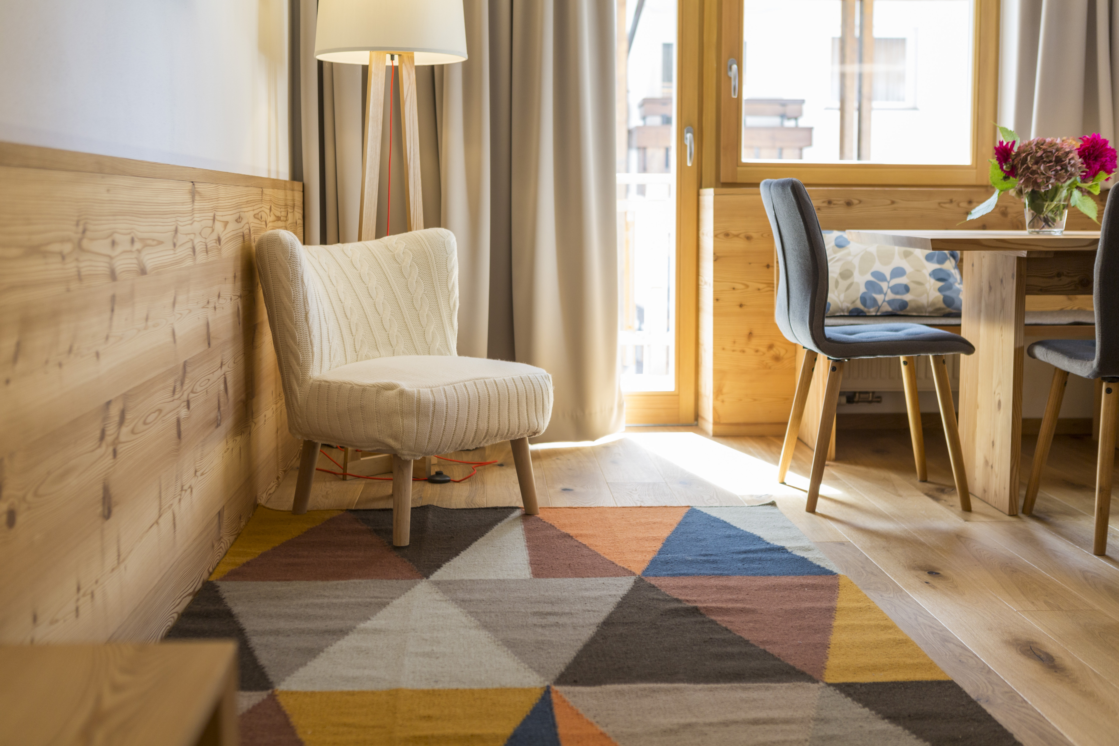 Ferienwohnung mit 1 Schlafzimmer und Balkon – Wolkenstein, Gröden · 1 Schlafzimmer