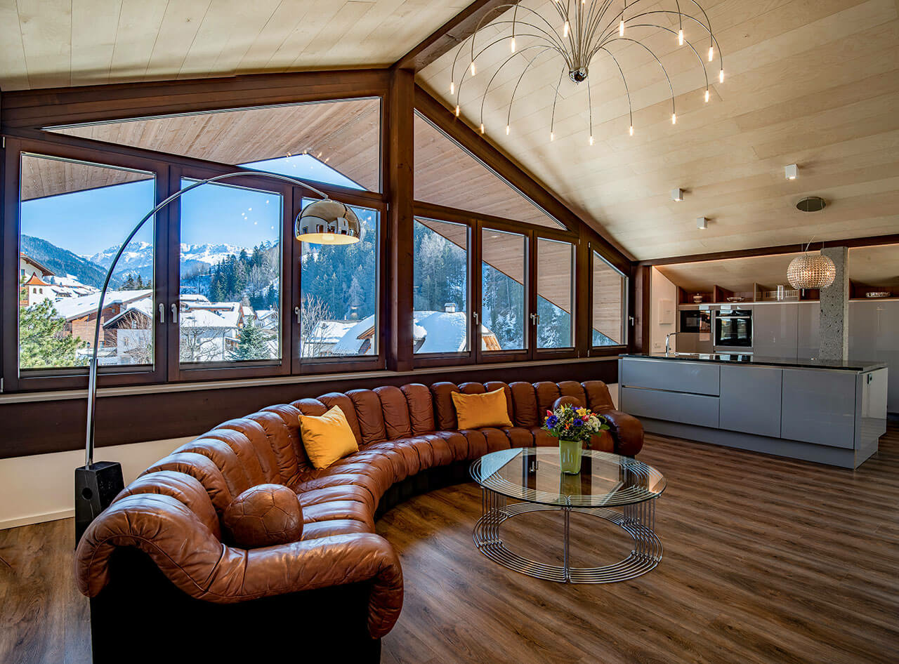 Ferienwohnung mit 2 Schlafzimmern und Balkon – St. Ulrich, Gröden · 2 Schlafzimmer