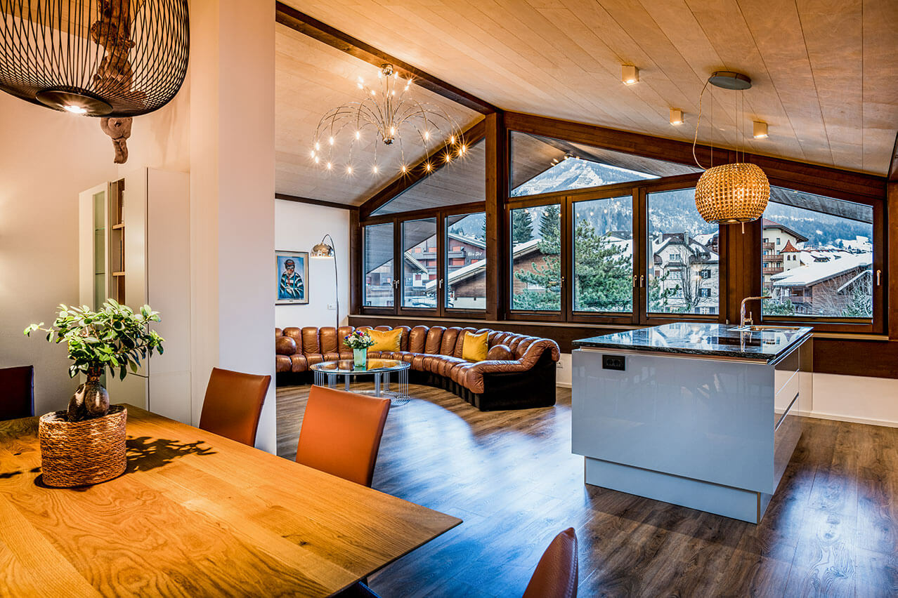 Ferienwohnung mit 2 Schlafzimmern und Balkon – St. Ulrich, Gröden · 2 Schlafzimmer