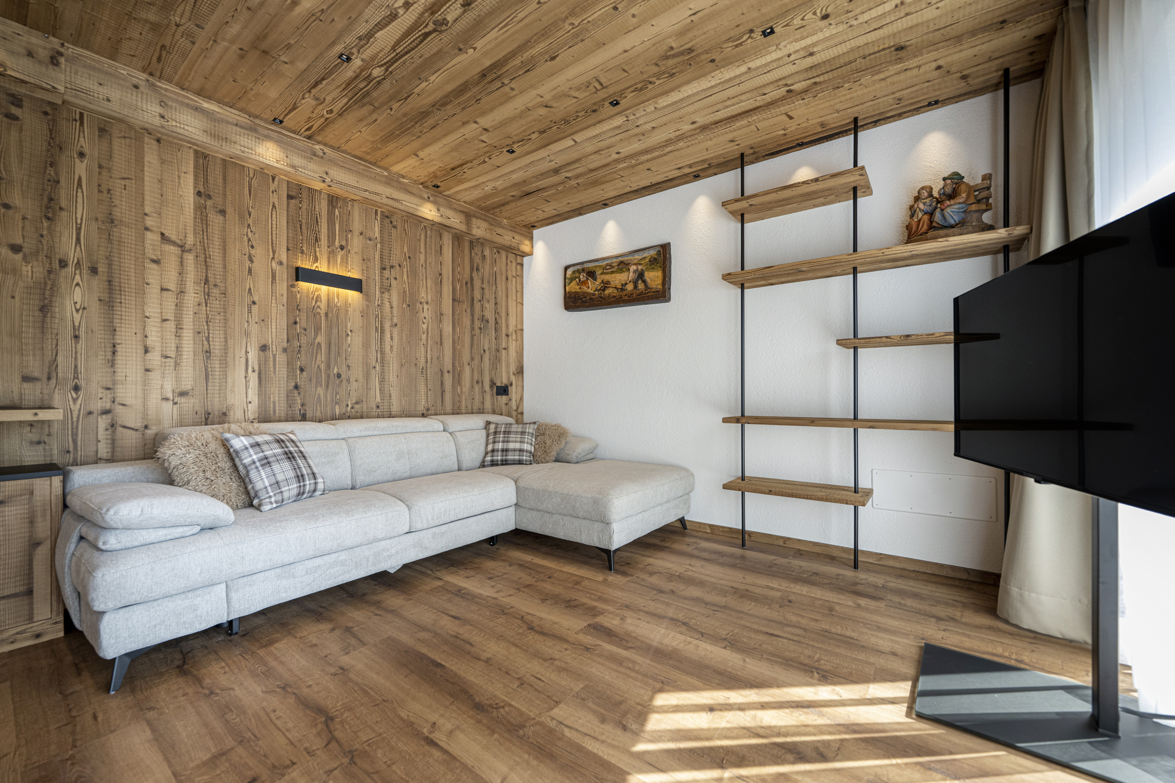 Odles - One-Bedroom apartment with Private Sauna and Garden Access – Santa Cristina, Val Gardena · 1 Sleeping room