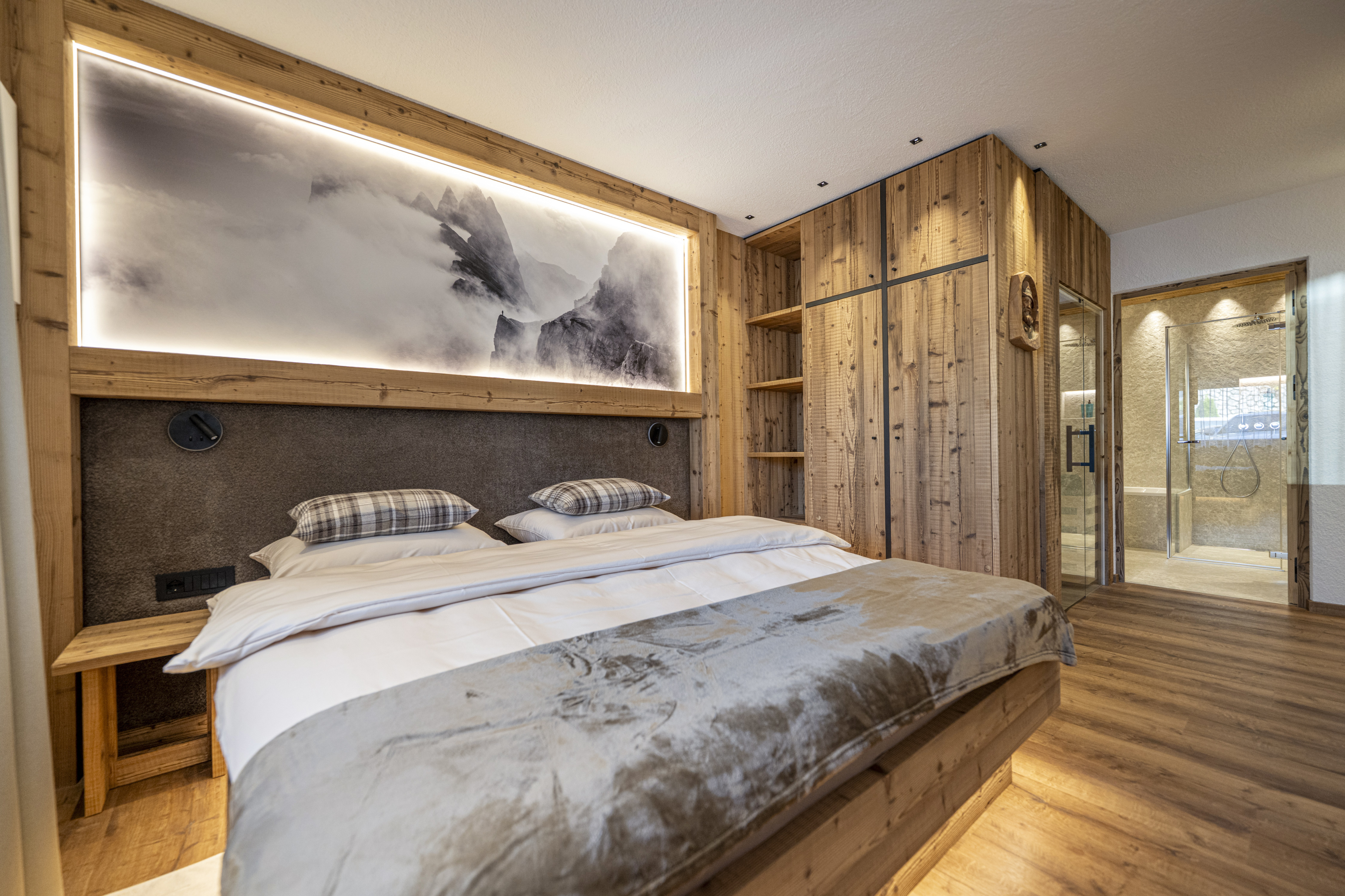 Odles - One-Bedroom apartment with Private Sauna and Garden Access – Santa Cristina, Val Gardena · 1 Sleeping room