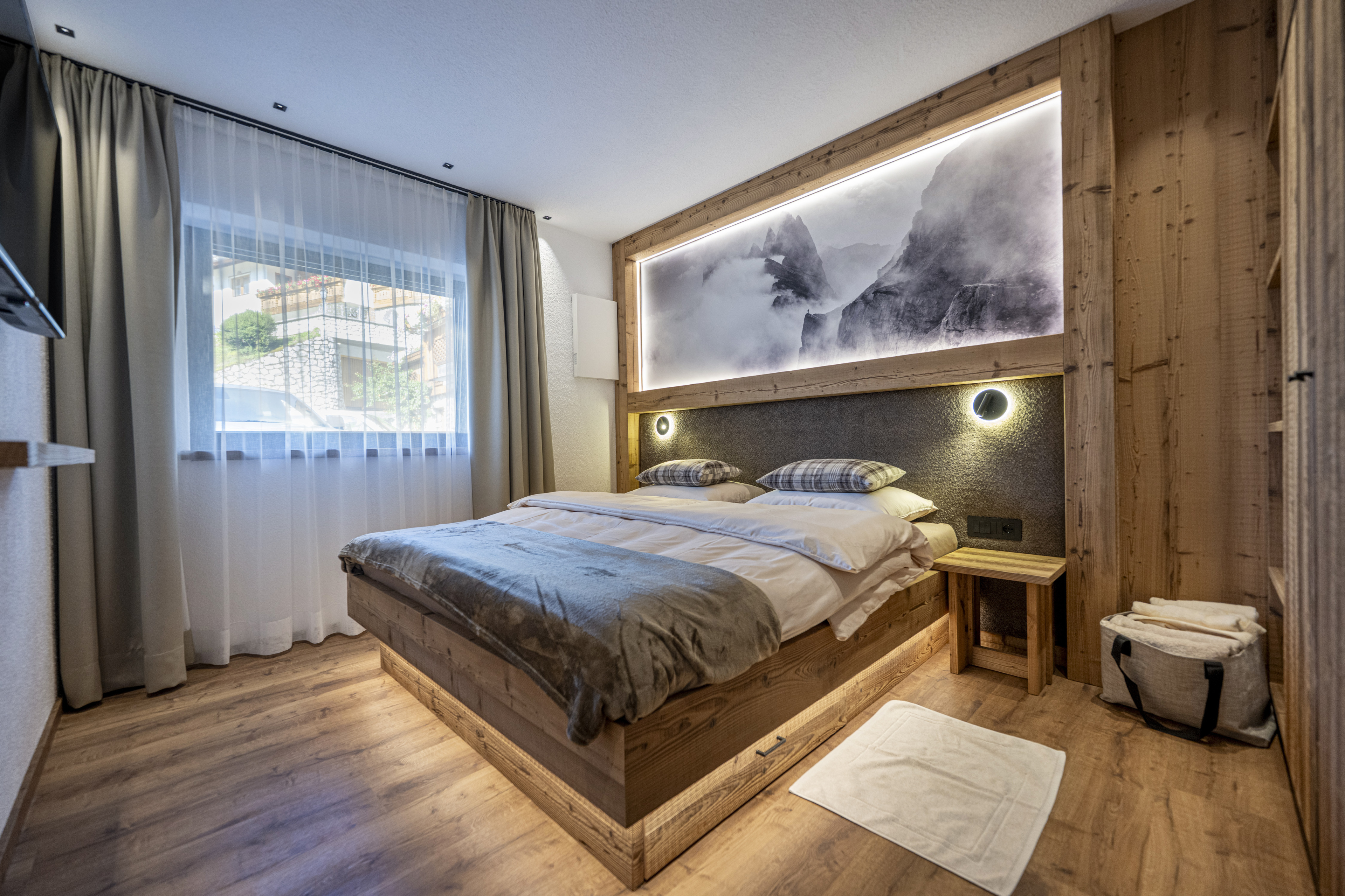 Odles - One-Bedroom apartment with Private Sauna and Garden Access – Santa Cristina, Val Gardena · 1 Sleeping room