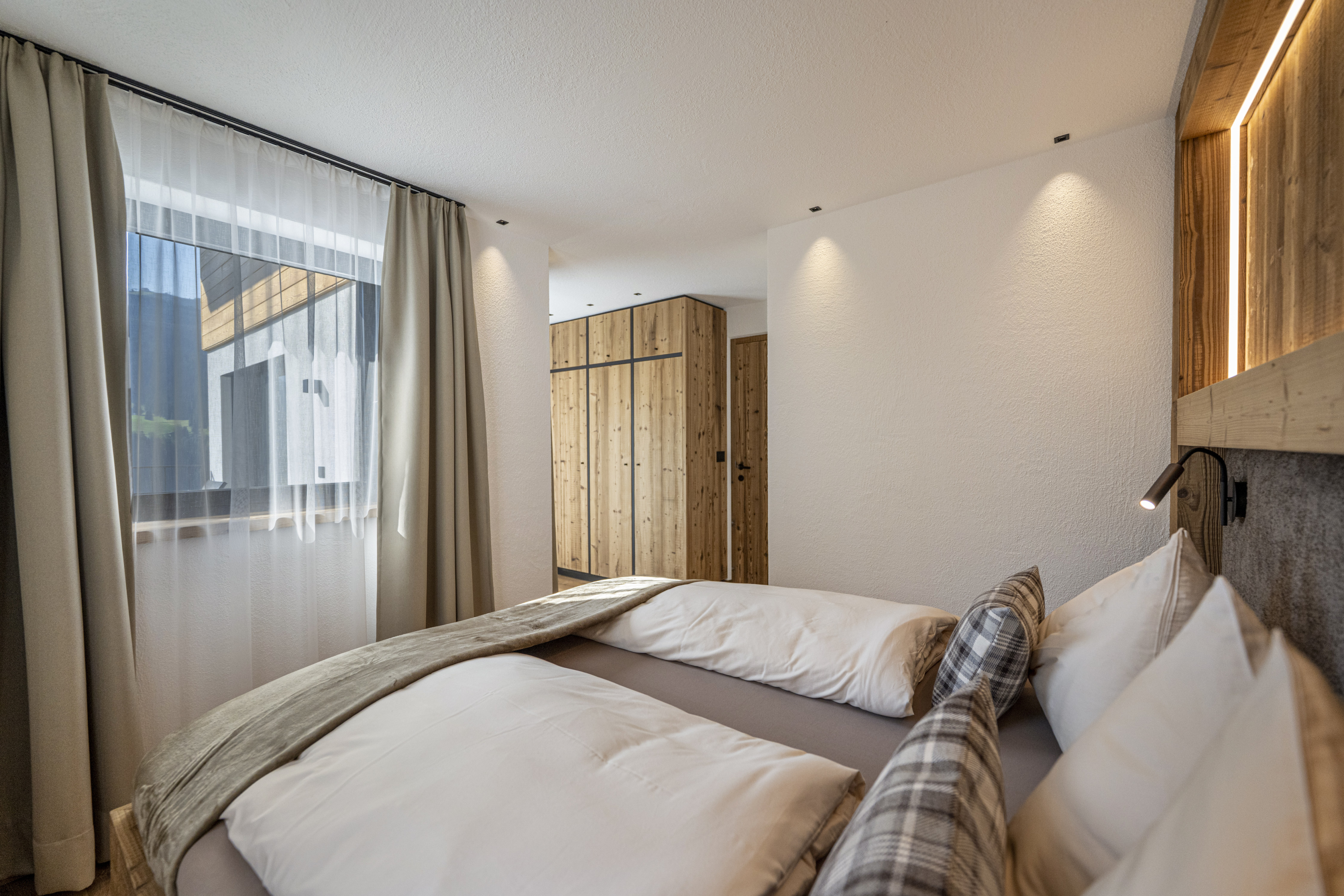 Meisules - Two-Bedroom apartment with Private Sauna and panoramic terrace – Santa Cristina, Val Gardena · 2 Sleeping room