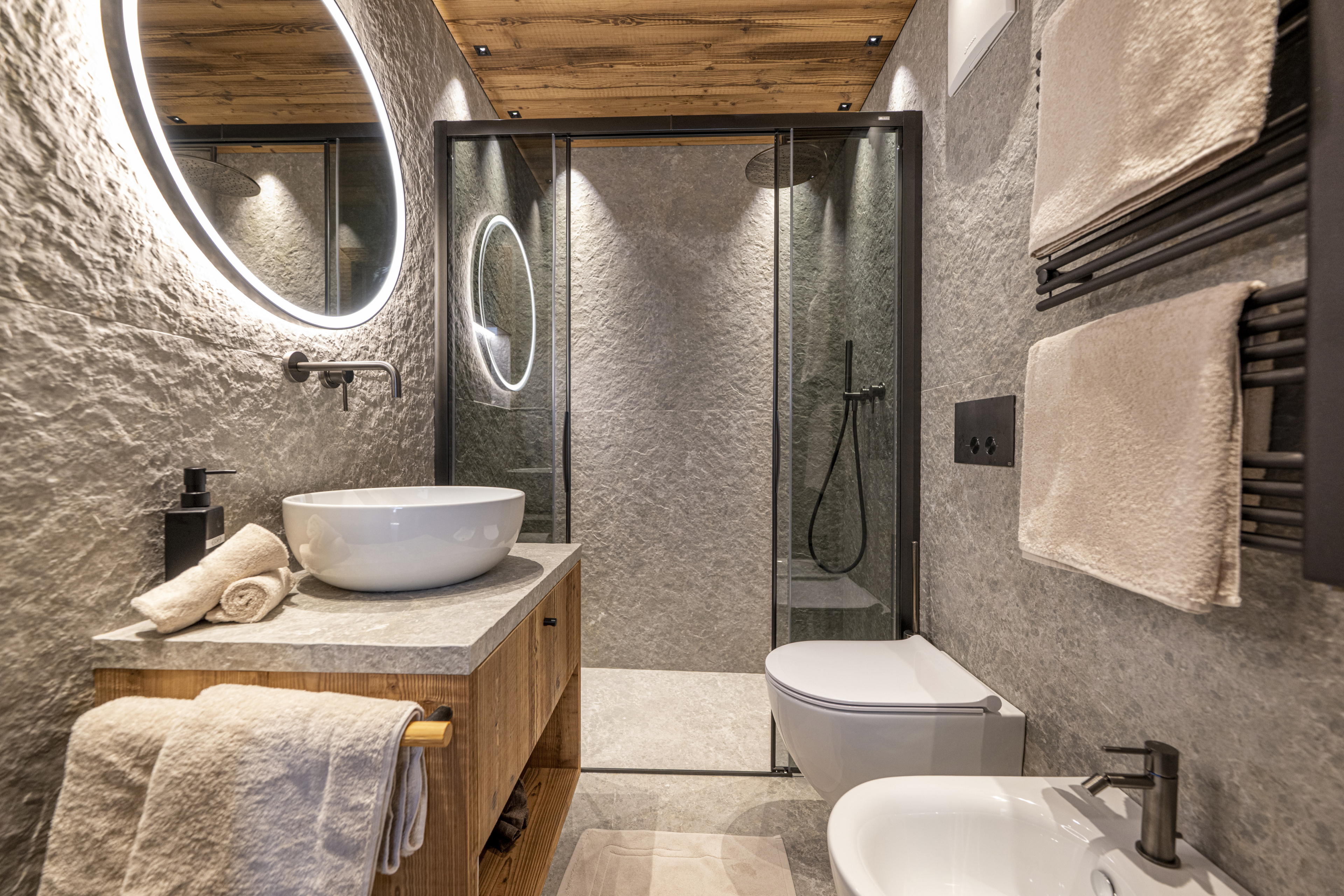 Meisules - Two-Bedroom apartment with Private Sauna and panoramic terrace – Santa Cristina, Val Gardena · 2 Sleeping room