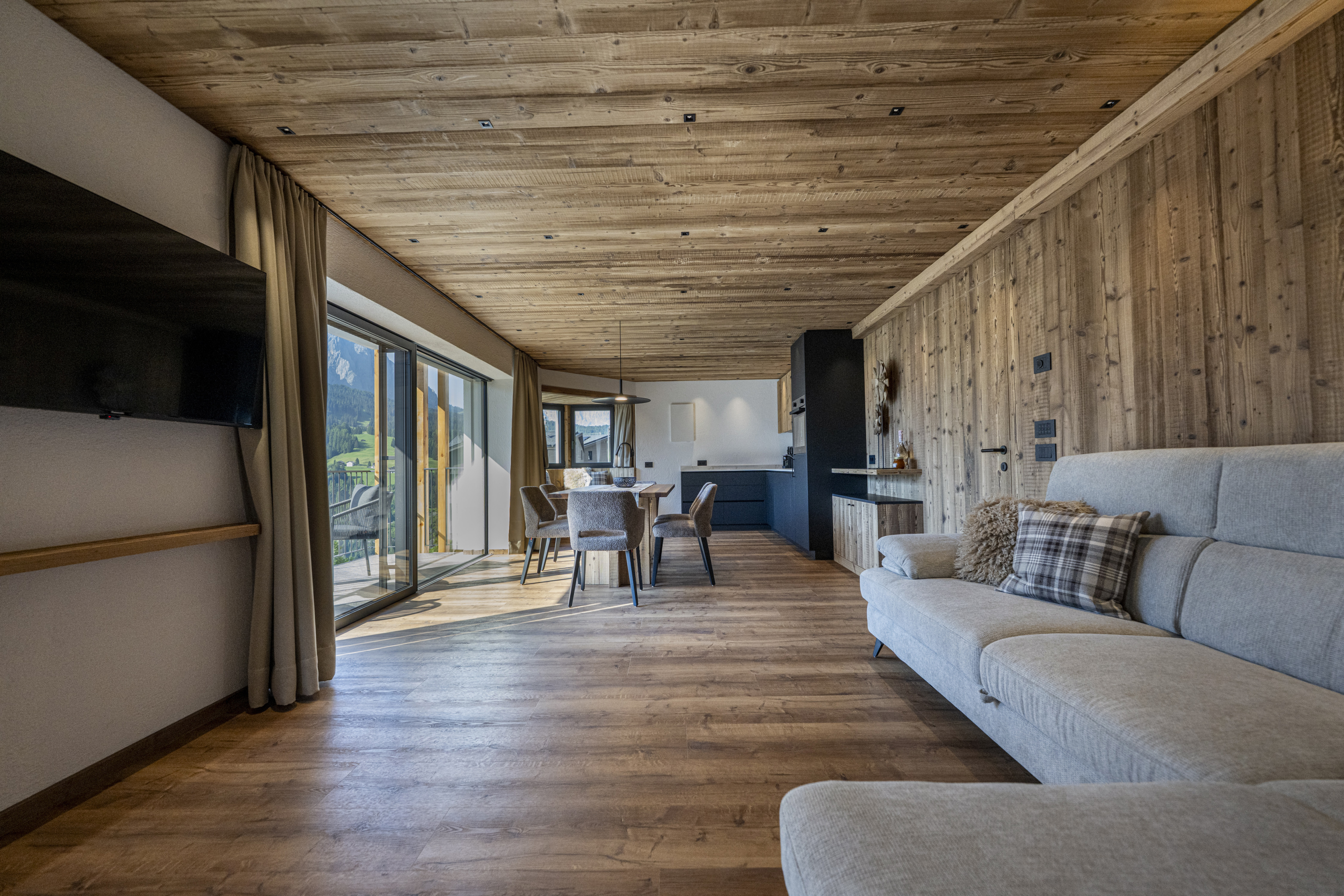 Meisules - Two-Bedroom apartment with Private Sauna and panoramic terrace – Santa Cristina, Val Gardena · 2 Sleeping room