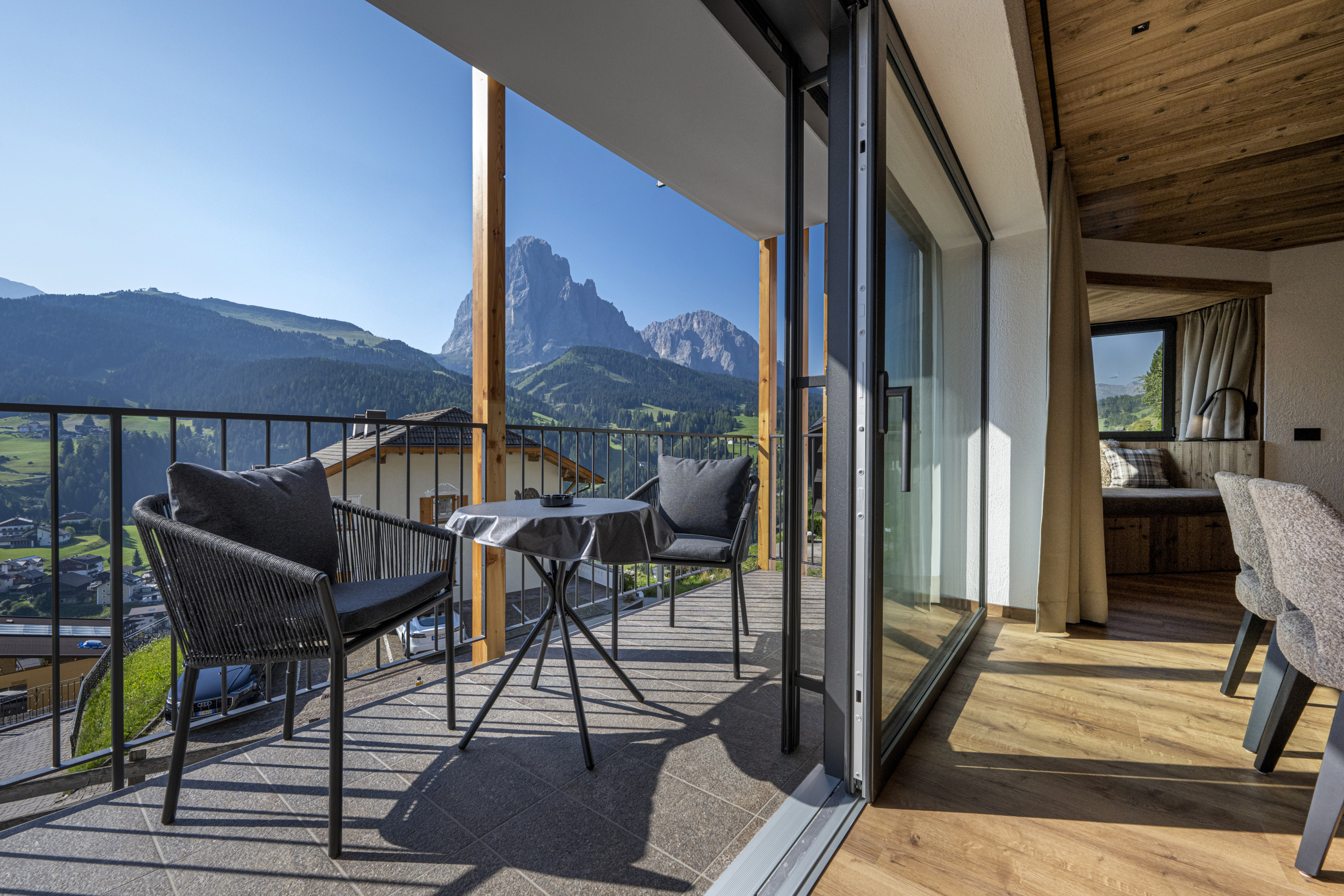 Meisules - Two-Bedroom apartment with Private Sauna and panoramic terrace – Santa Cristina, Val Gardena · 2 Sleeping room