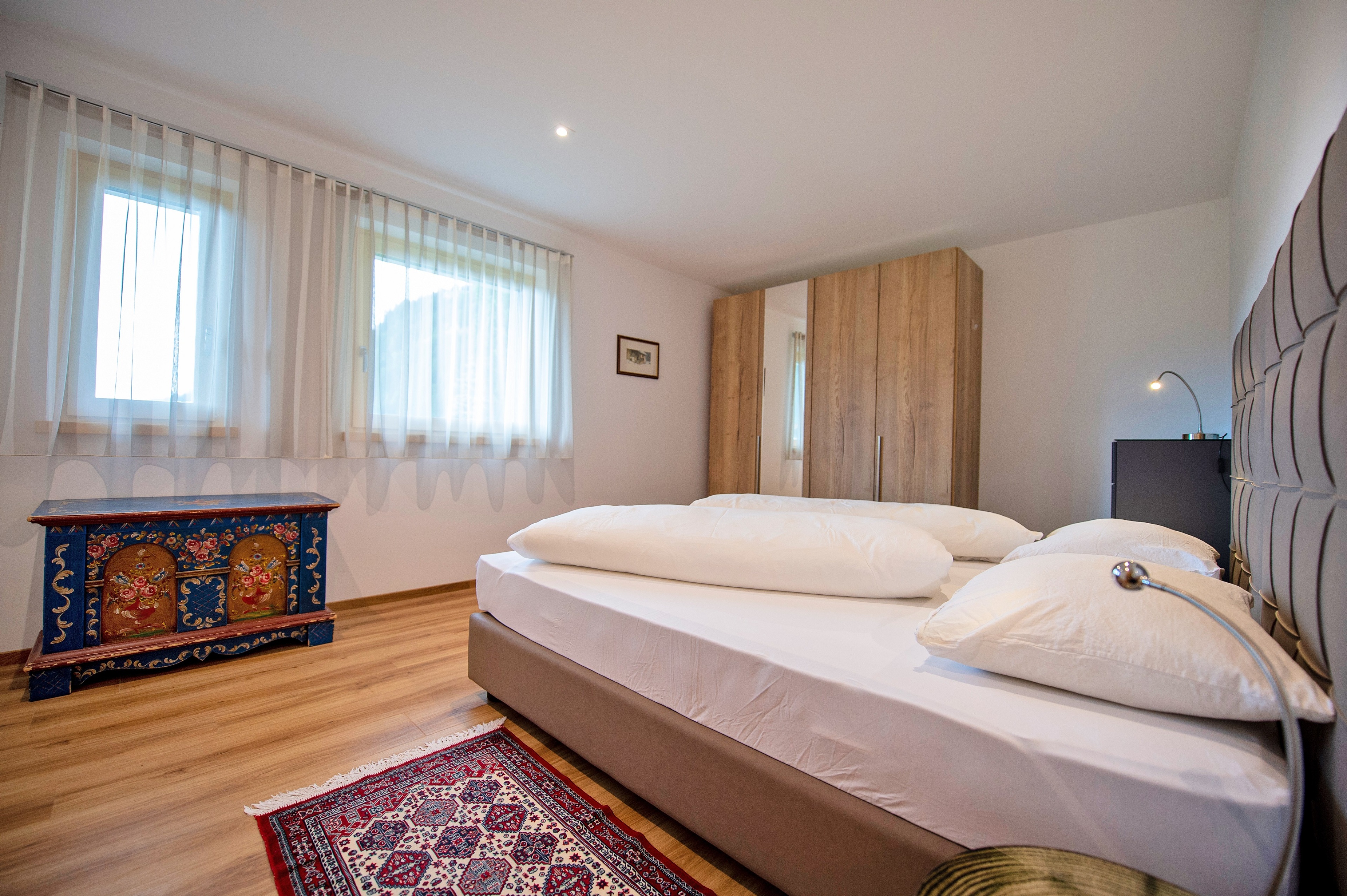 Ferienwohnung mit 2 Schlafzimmern und Garten – Wolkenstein, Gröden · 2 Schlafzimmer