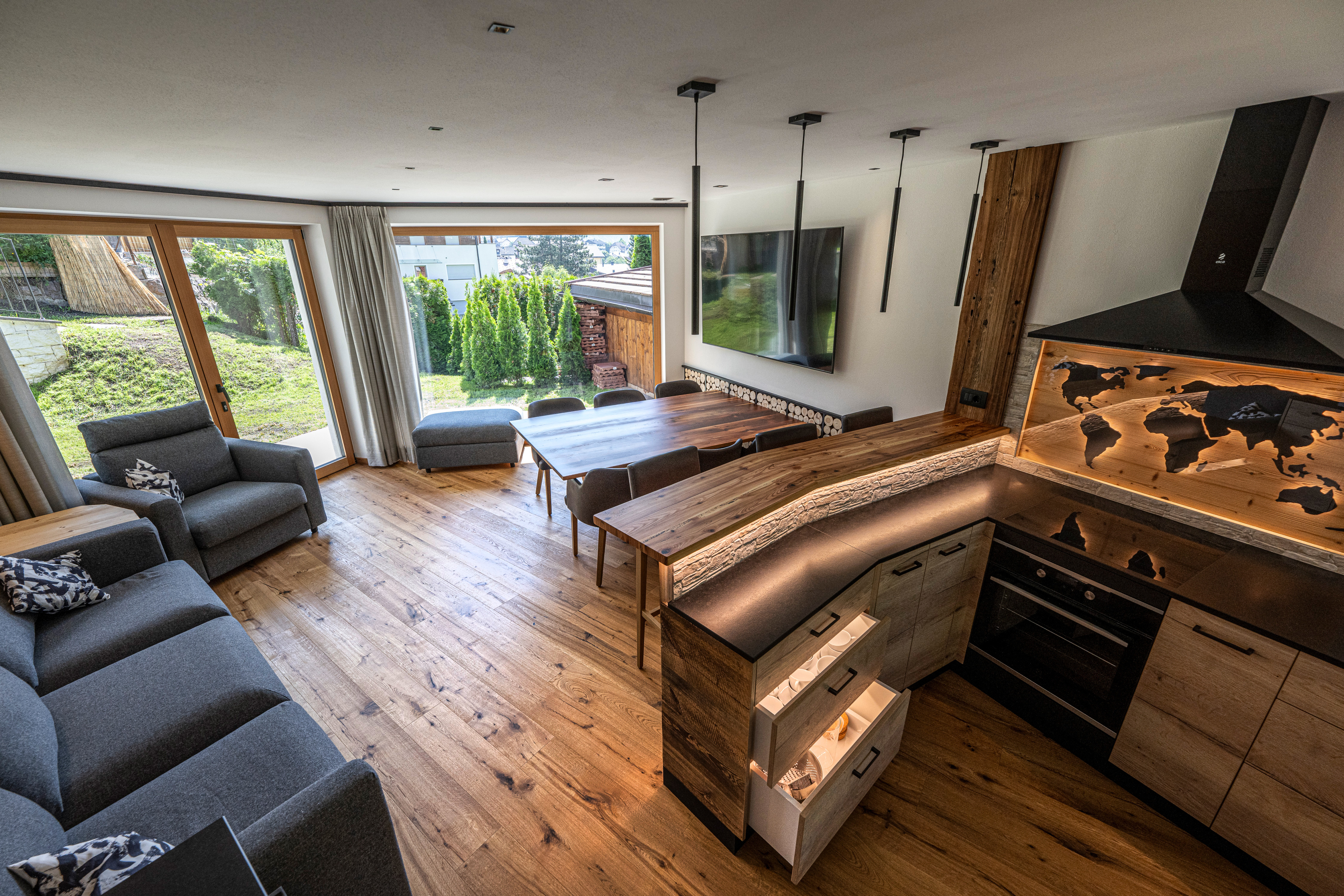 Ferienwohnung mit 3 Schlafzimmer und Garten – St. Ulrich, Gröden · 3 Schlafzimmer