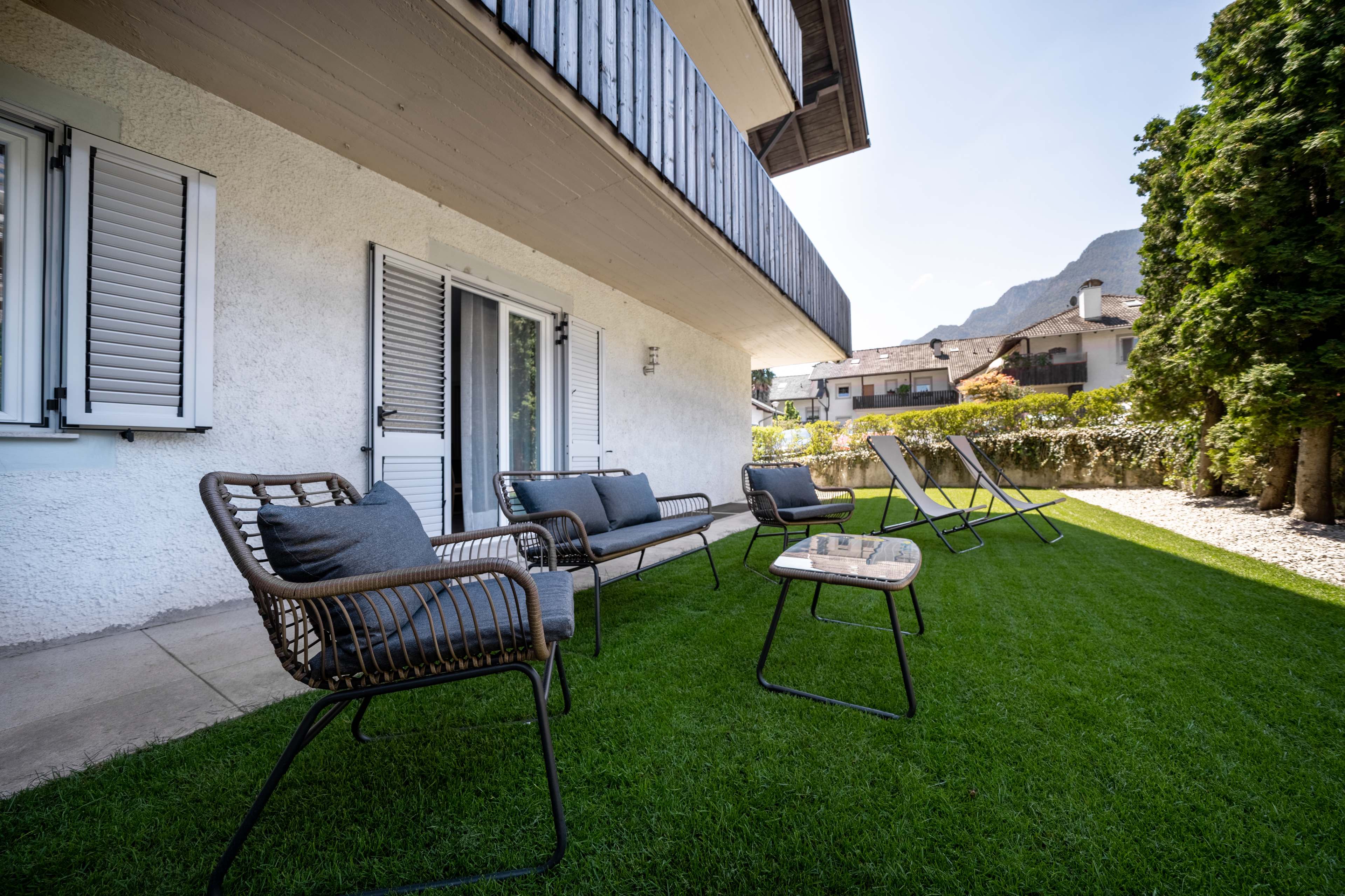 Garden 14 / Apartment mit 2 Schlafzimmer und privatem Garten – Kaltern am See, Südtiroler Weinstrasse · 2 Schlafzimmer