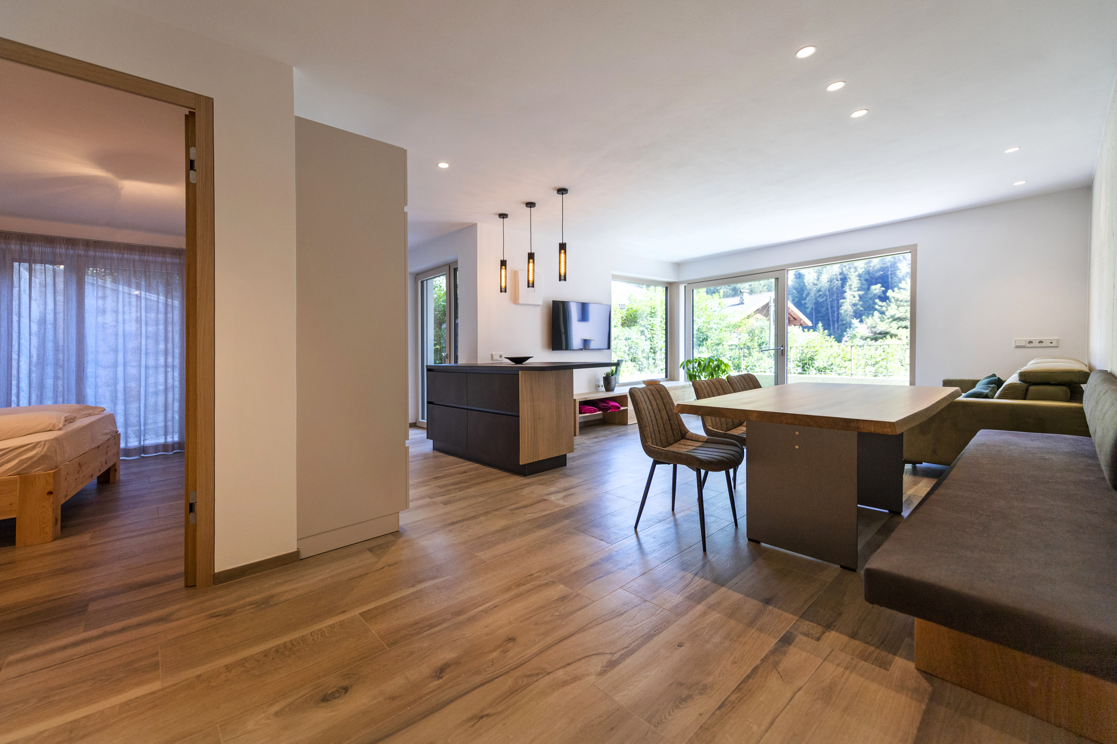 Ferienwohnung mit 3 Schlafzimmern und Terrasse – St. Ulrich, Gröden · 3 Schlafzimmer