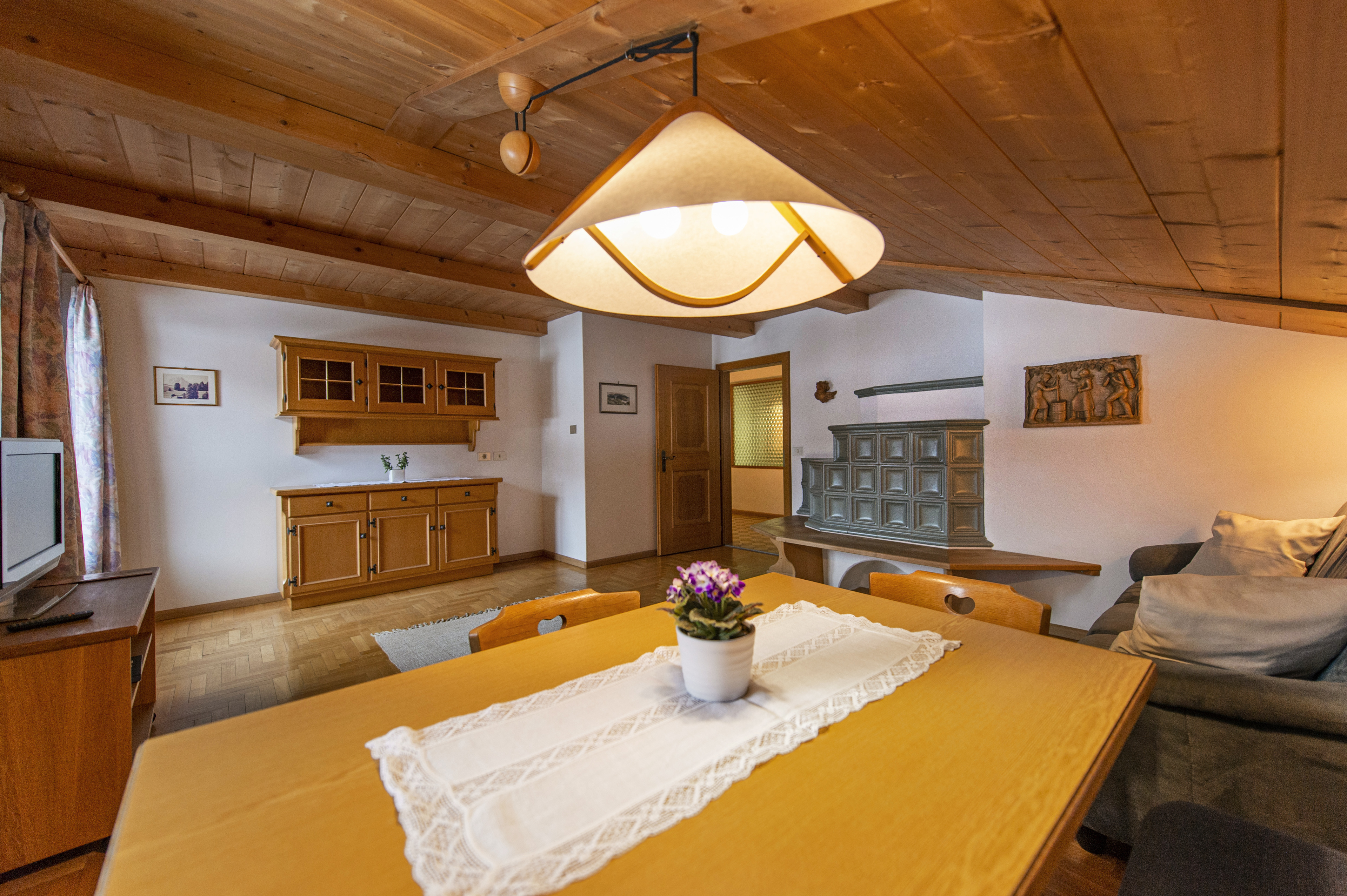 Ferienwohnung mit 3 Schlafzimmern und Panoramabalkon – St. Ulrich, Gröden · 3 Schlafzimmer